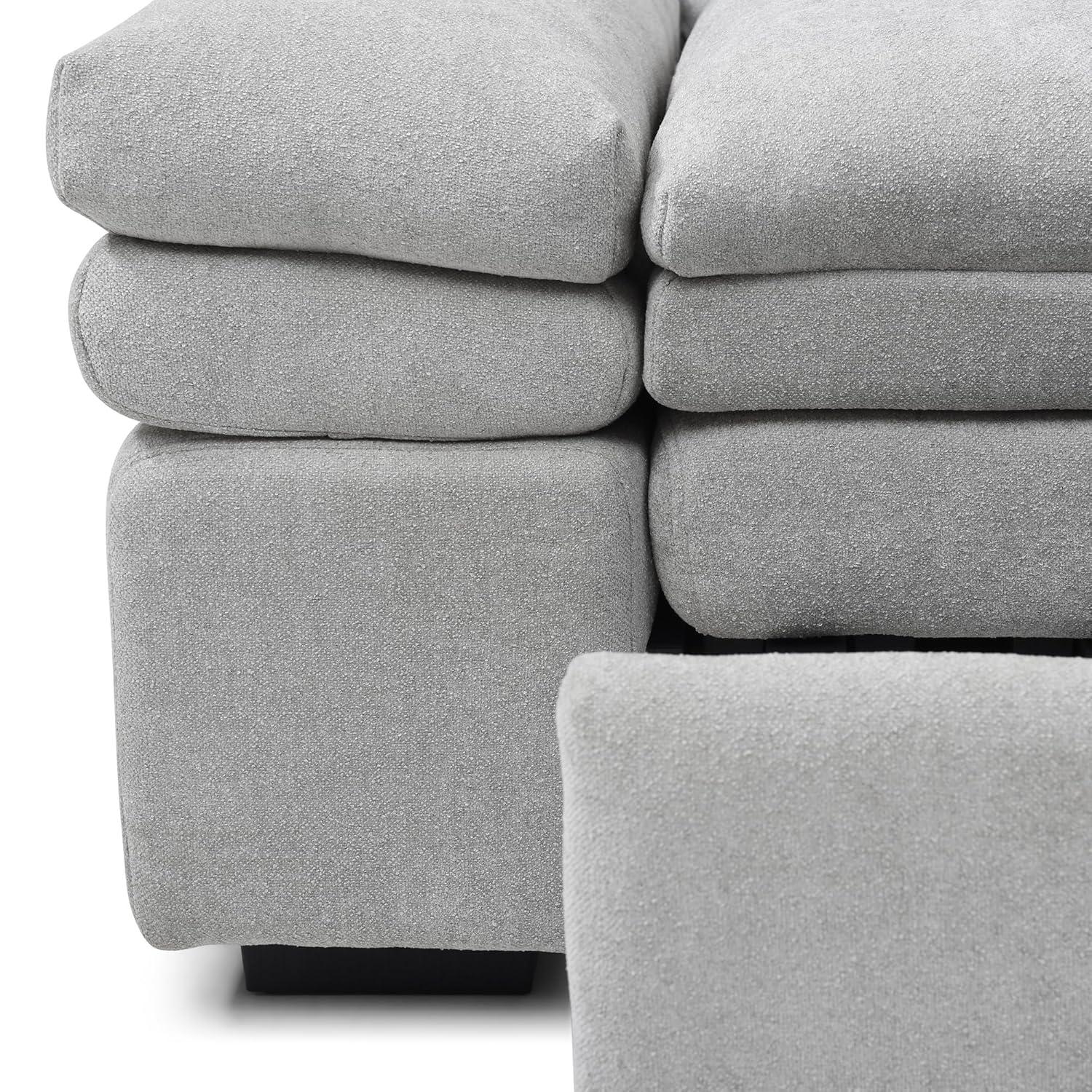 Latitude Run® Munos Full Size Convertible Sleeper Sofa, 77" Pull Out Sofa Bed
