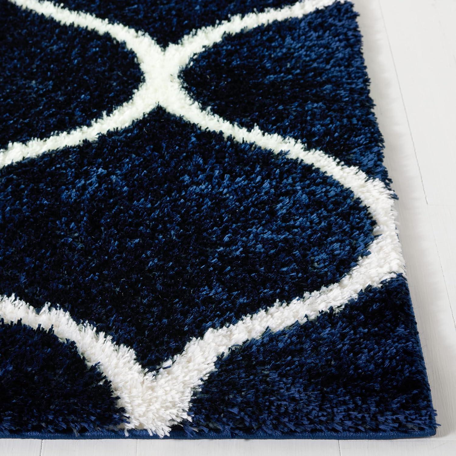 Red Barrel Studio® Tahoe Shag Performance Geometric Rug