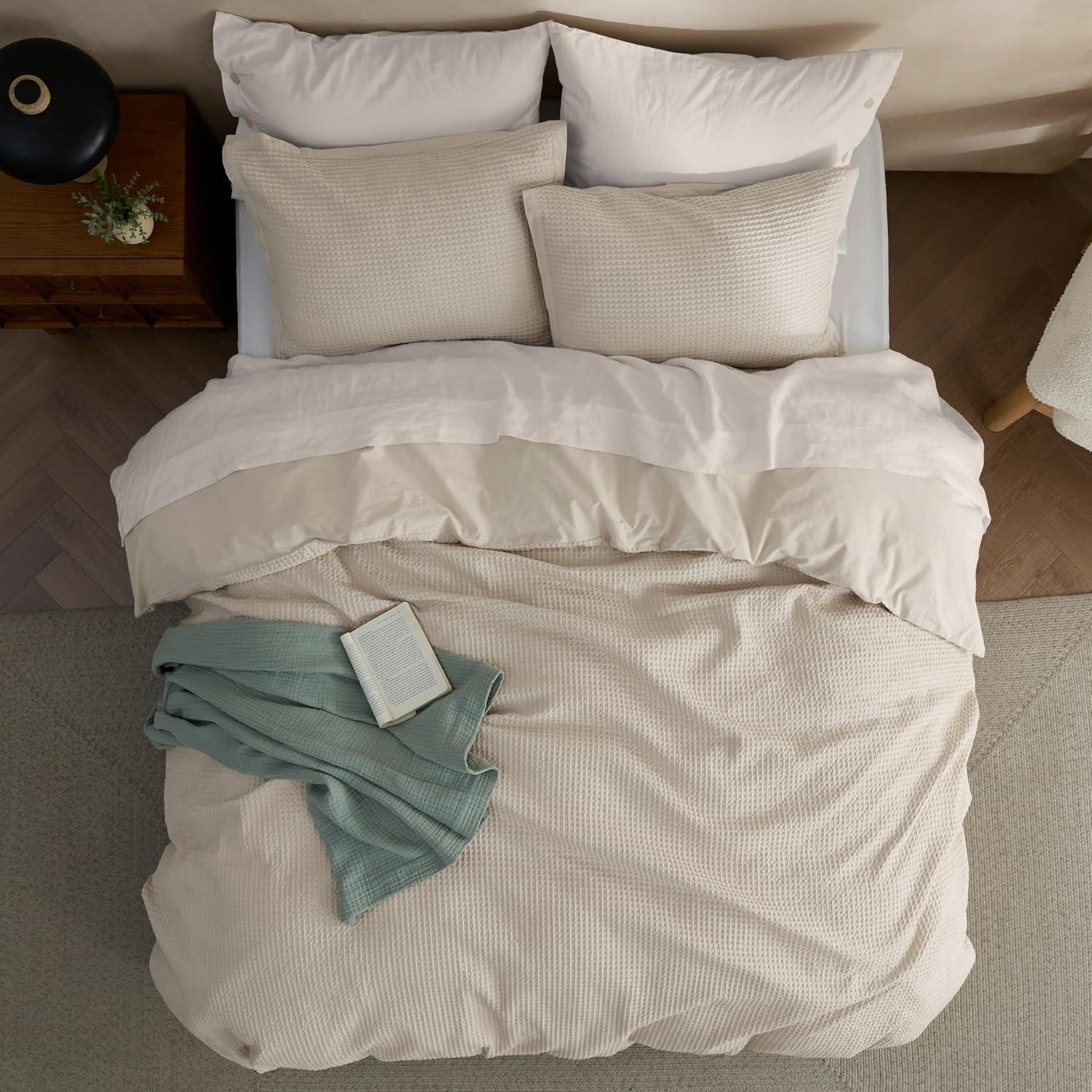 Bedsure Bedsure 100% Cotton Waffle Weave Duvet Cover