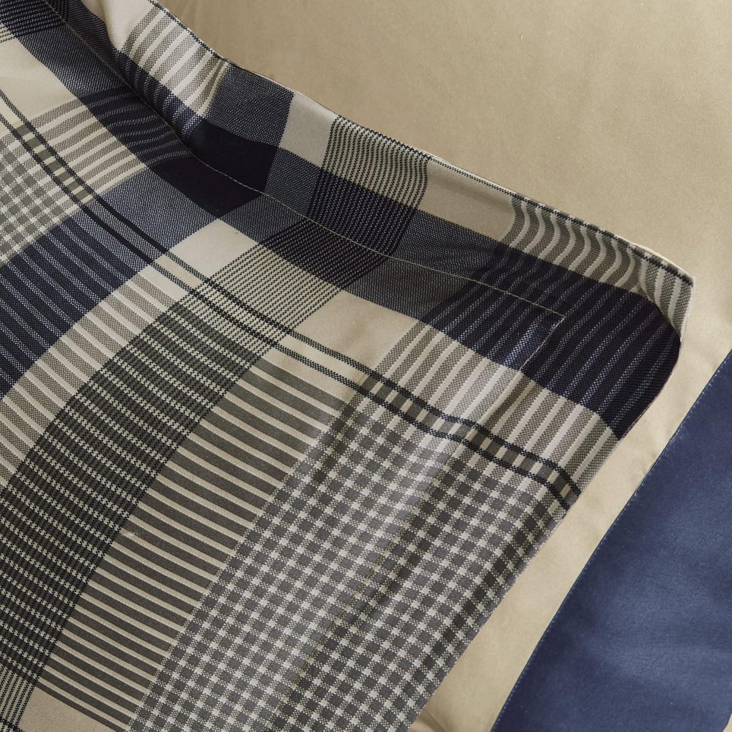 Intelligent Design Robbie Plaid Comforter Set with Bed Sheets