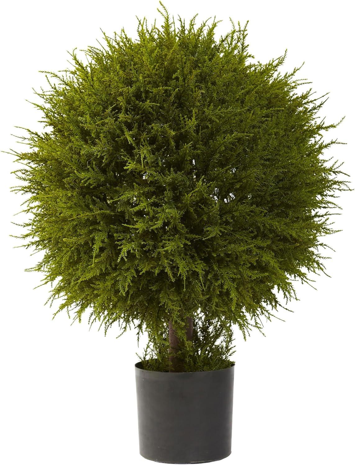 32'' Faux Cedar Topiary in Planter