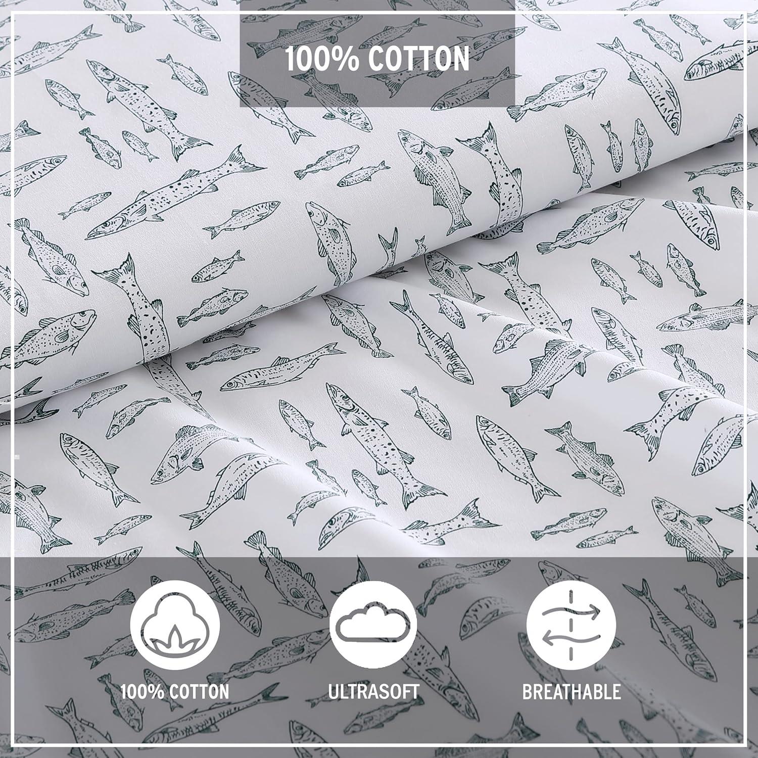 Eddie Bauer Eddie Bauer Printed Cotton Percale Sheet Sets