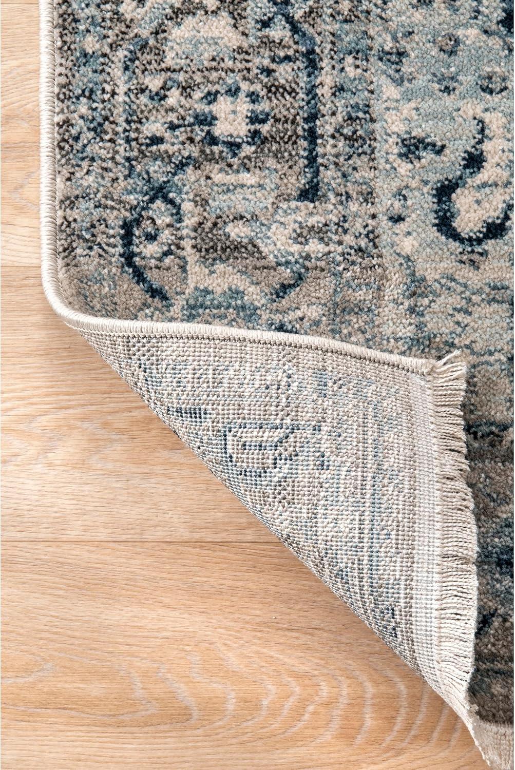 Nuloom Harriet Vintage Medallion Fringe Indoor Area Rug