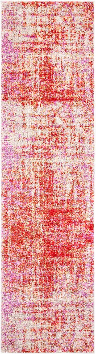 Adirondack ADR207 Machine Made Indoor Area Rug - Red/Gold - 5'-1"x7'-6" - Safavieh