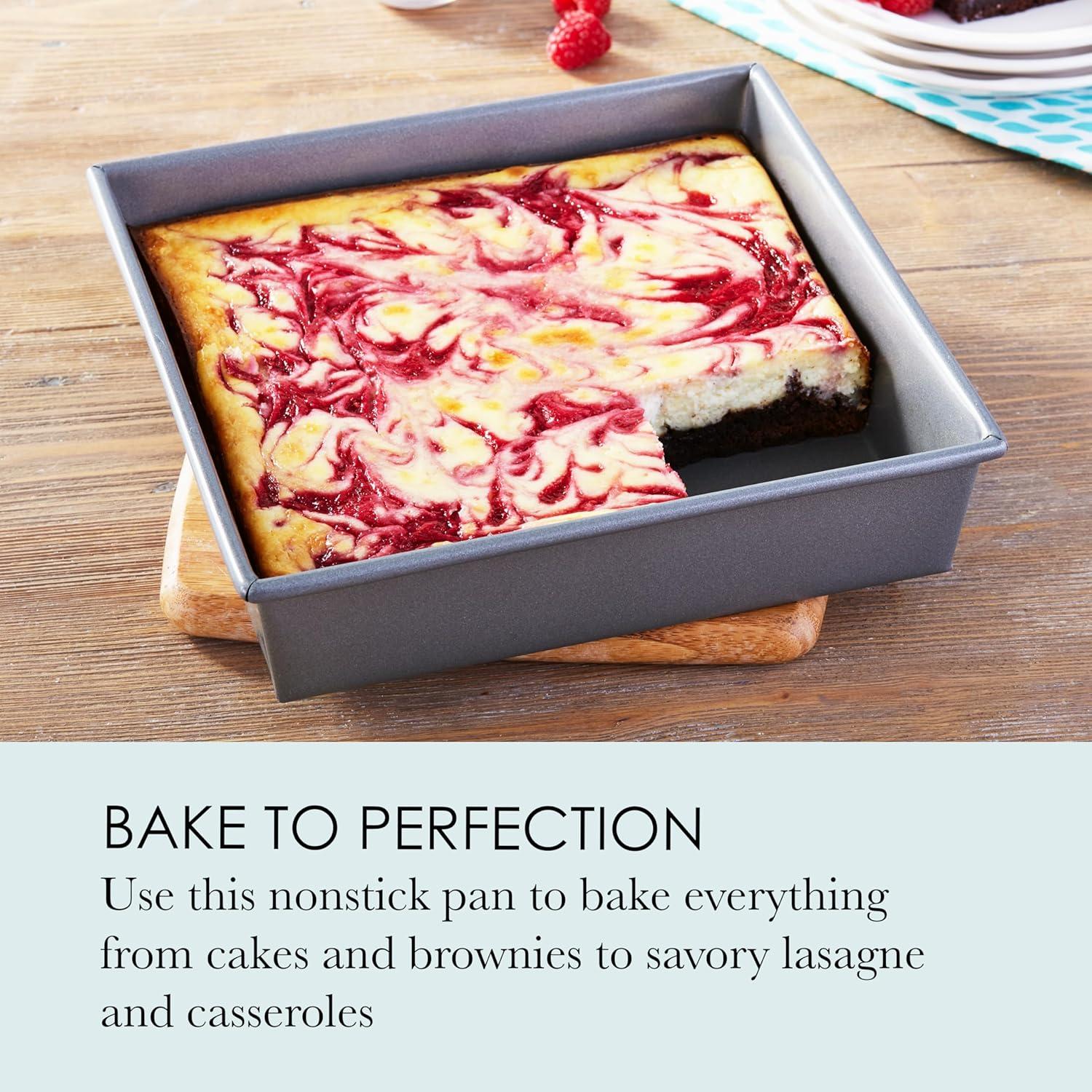 Chicago Metallic Commercial II Non-Stick 9-Inch Square Cake Pan