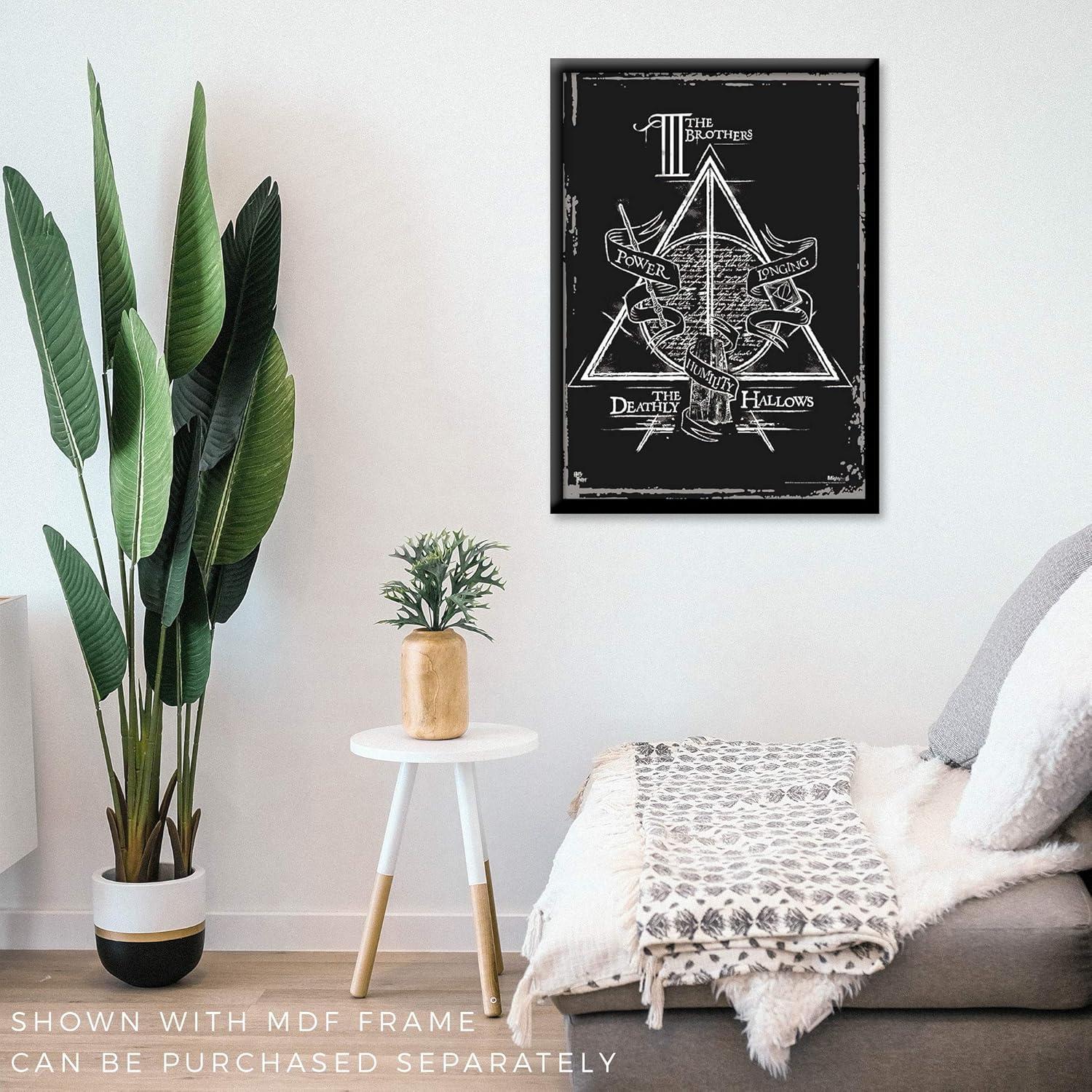 Harry Potter Deathly Hallows Three Brothers Rectangular Wall Art