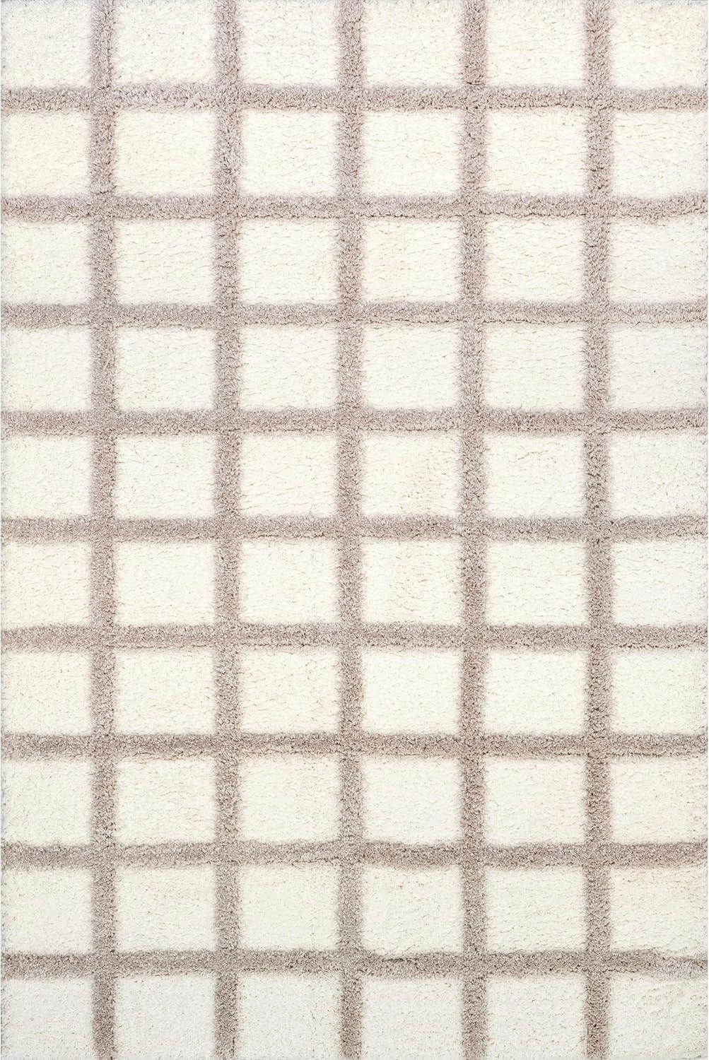 Nuloom Christabel Checkered High-Low Shag Indoor Area Rug