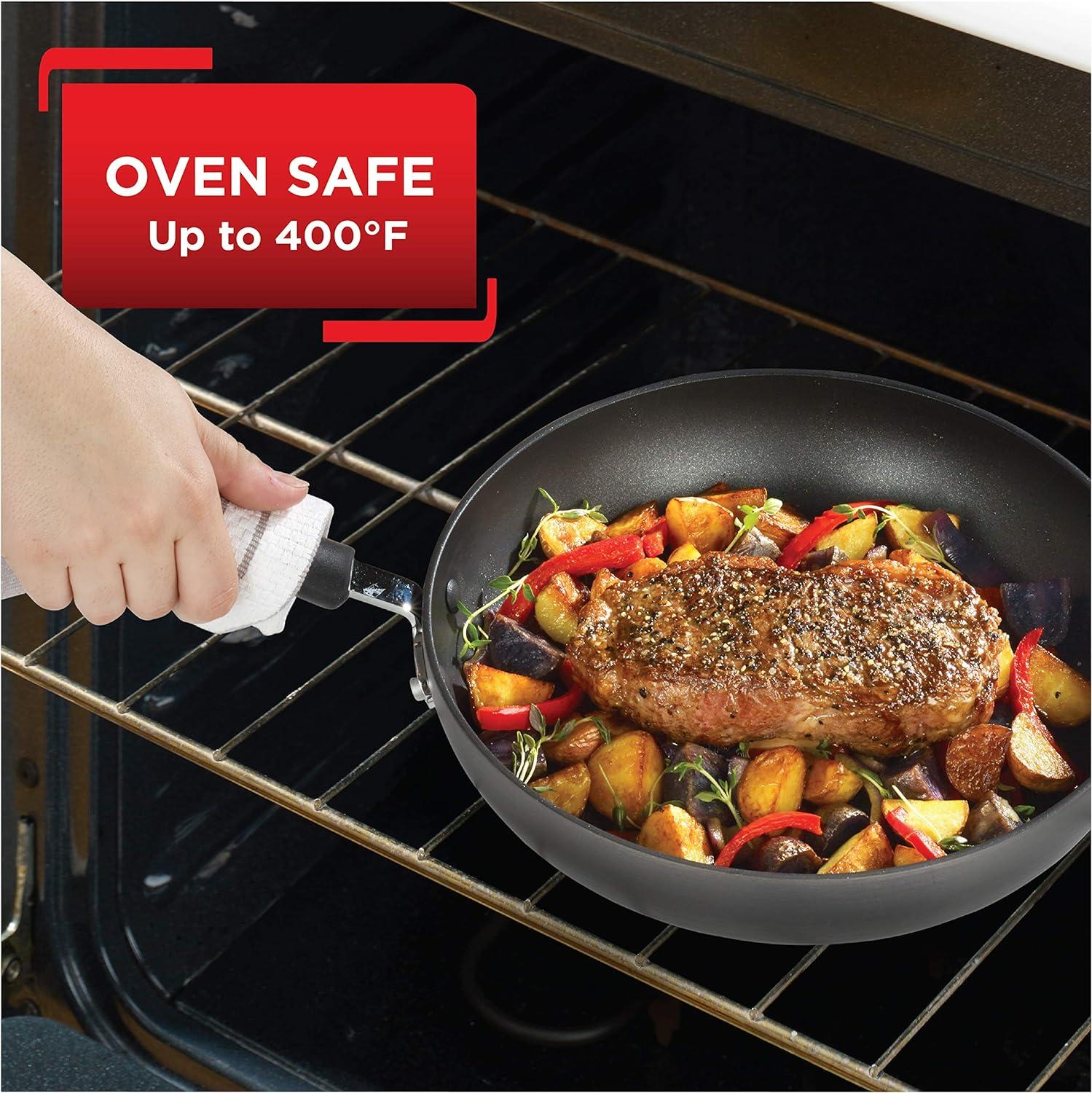 T-fal 14 in. Non-Stick Hard Anodized Aluminum Roasting Pan