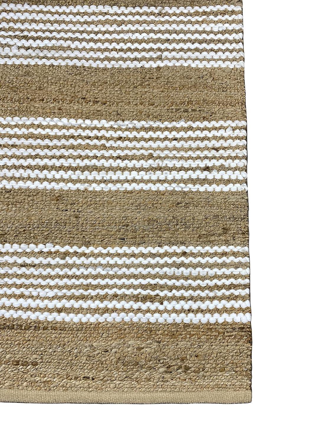 Bridgette Easy-Care Stain-Resistant Stripe Cotton Accent Rug 24" x 36"