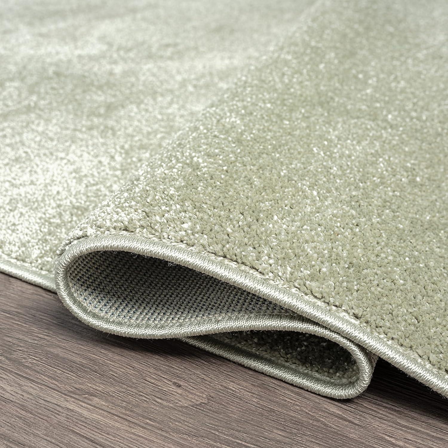 Haze Solid Low-Pile Indoor Area Rug - JONATHAN Y