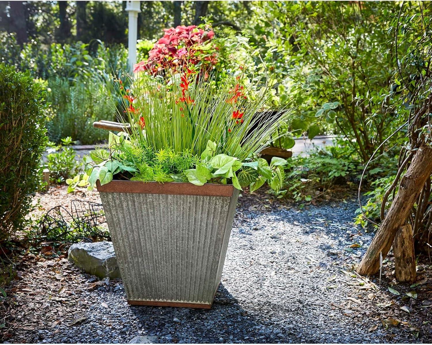 Southern Patio® Westlake Hanging Resin Pot Planter Round