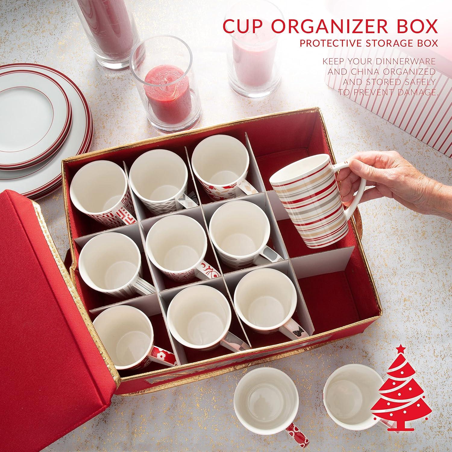 Cup Organizer Box & Paper Divider - Simplify