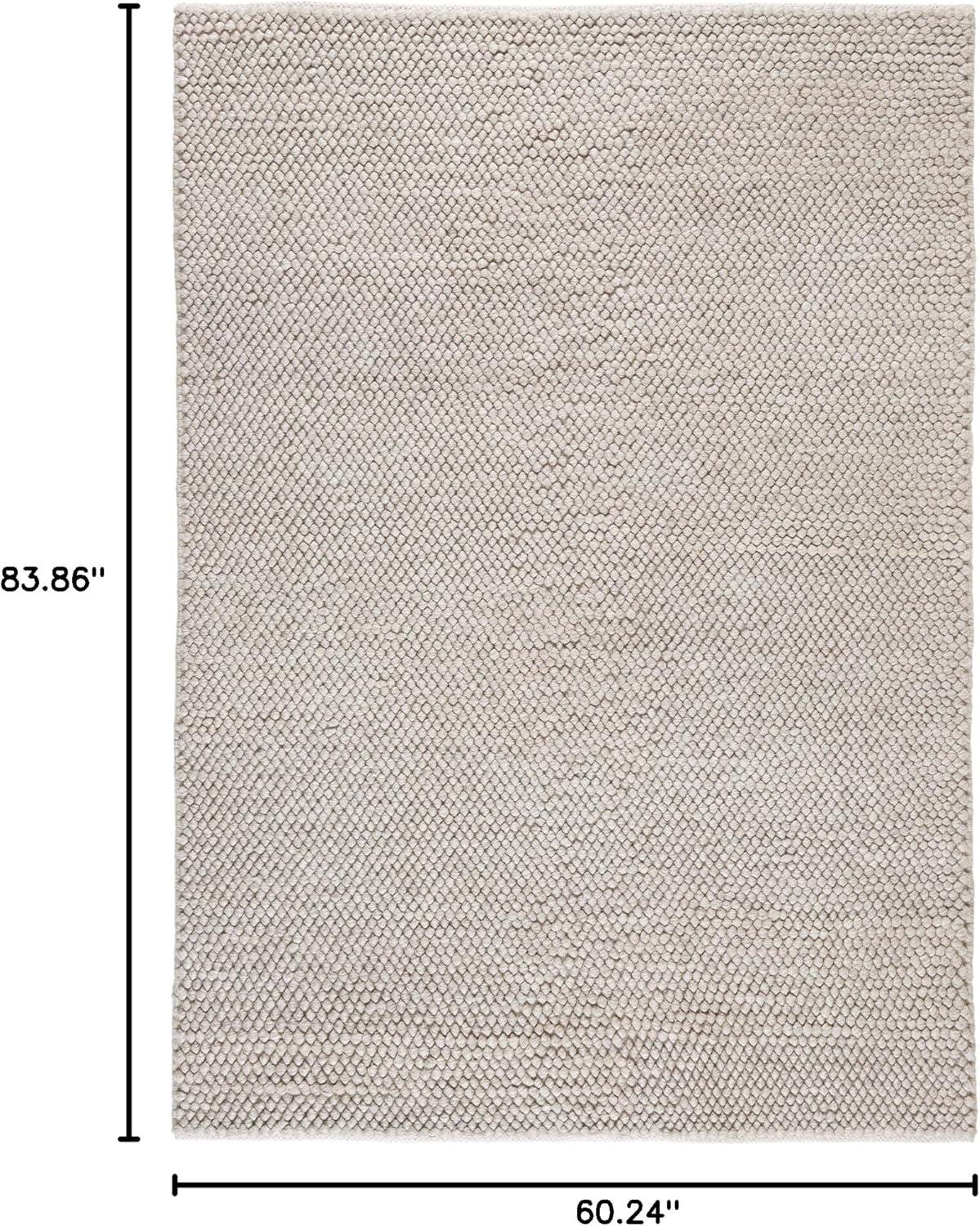 Town & Country Terra Olea Bubble Texture Handcrafted Area Rug Brown