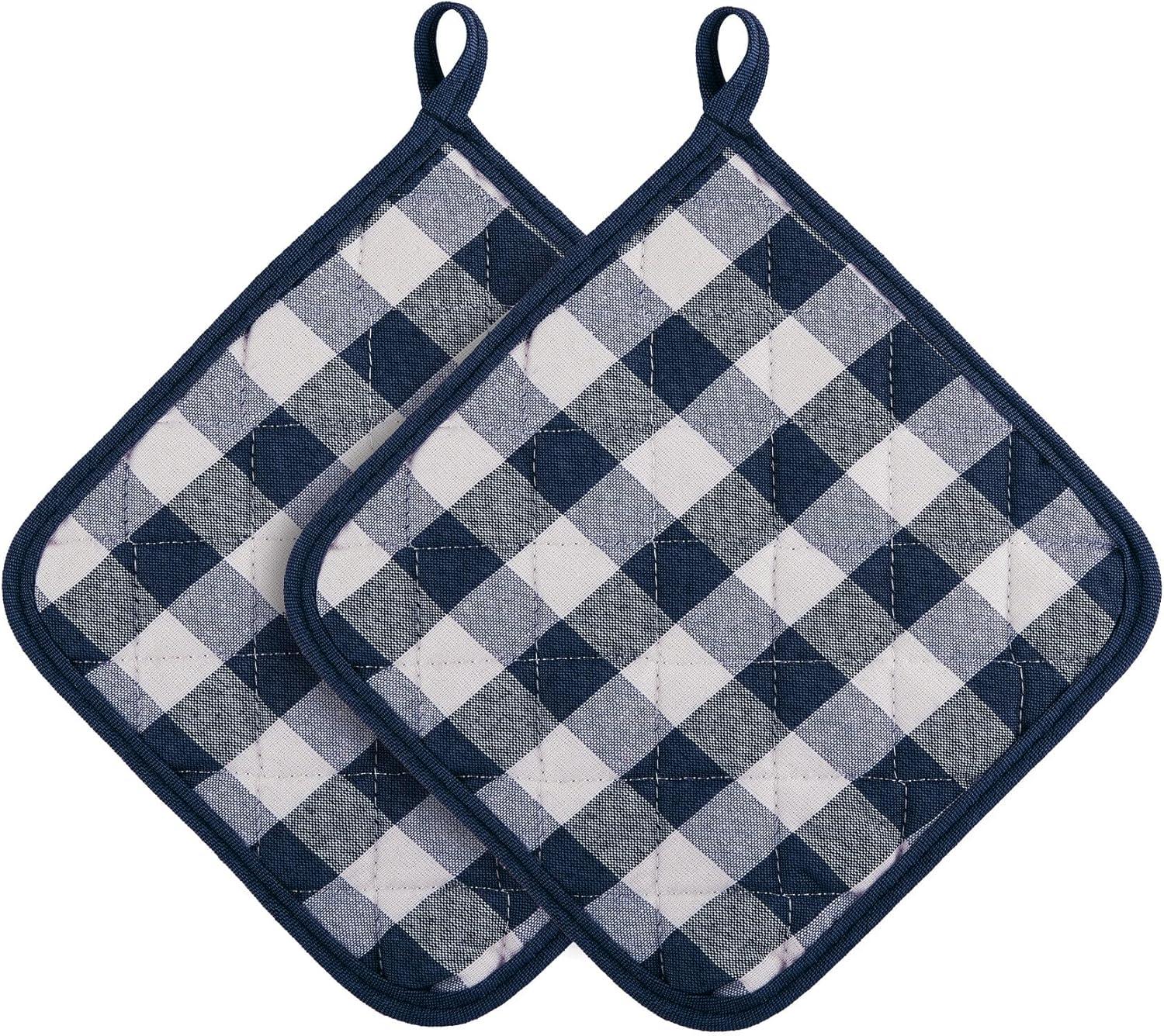Achim Importing Co Achim Importing Co Checkered Cotton Potholder Set (Set of 2)