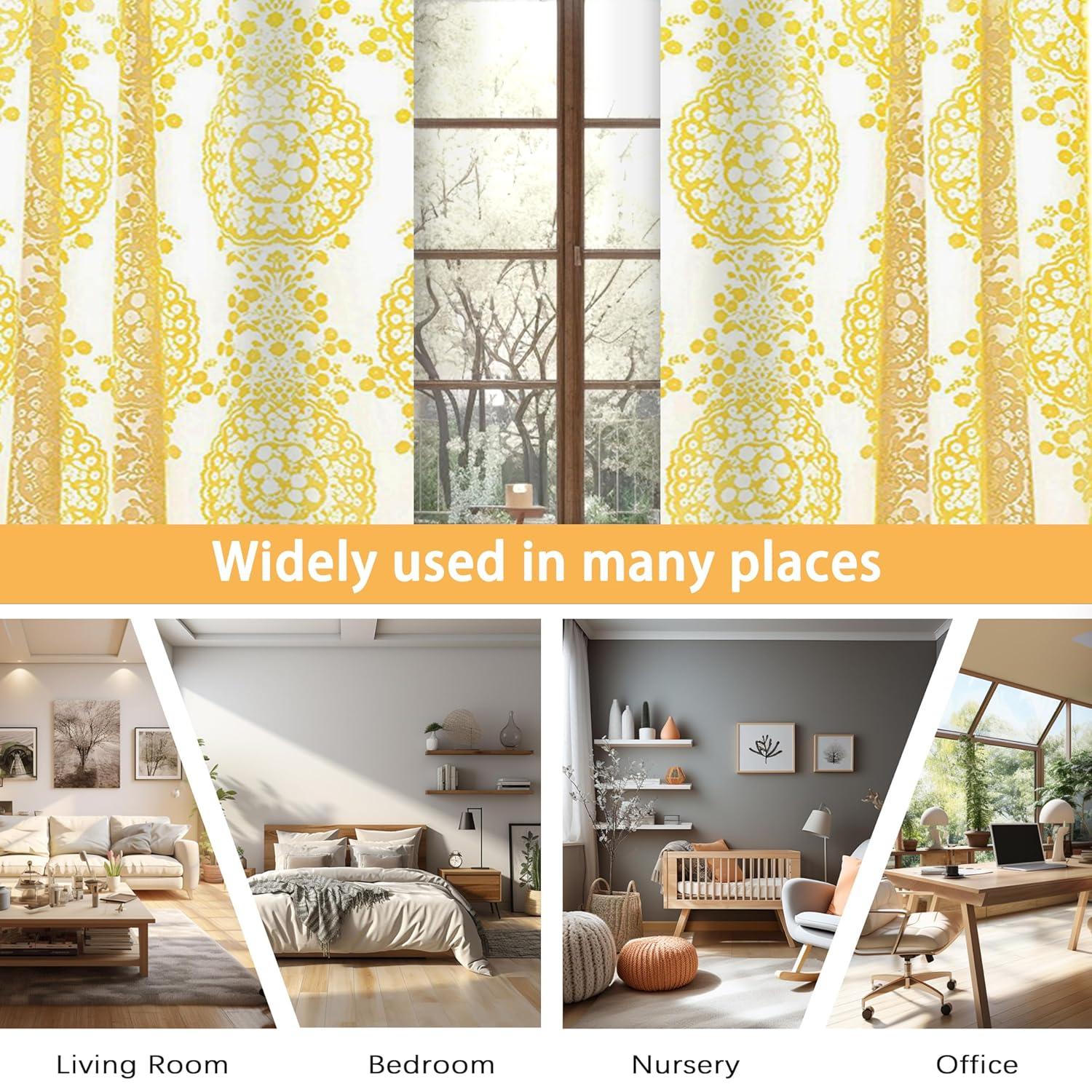 Silver Medallion Thermal Insulated Linen Blend Window Panels