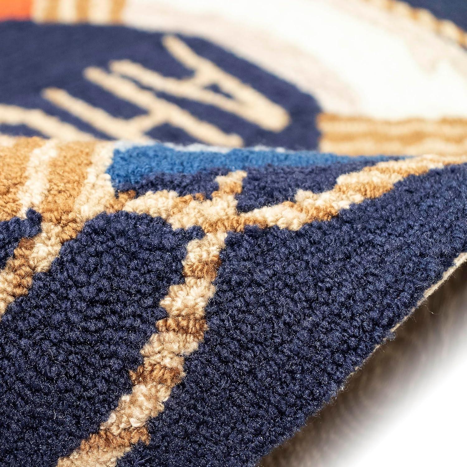 Liora Manne Frontporch Anchor Indoor/Outdoor Rug Navy 2' x 3'