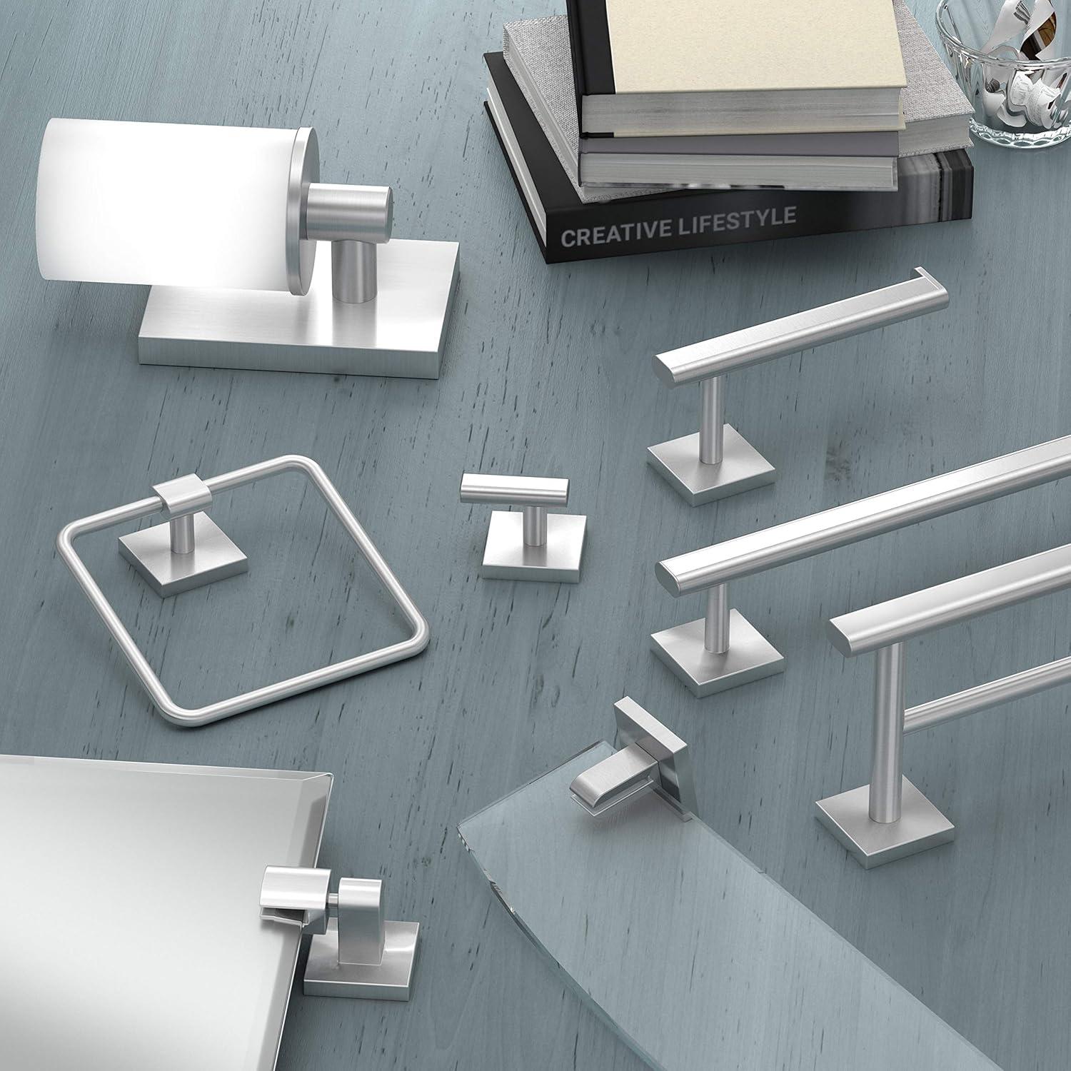 Elevate 24" Wall Mount Double Towel Bar | Towel Rack with 2 Bars