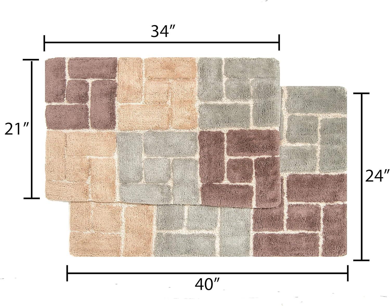 Chesapeake Merchandising Inc. Classic Color Cotton Blend Bath Rug