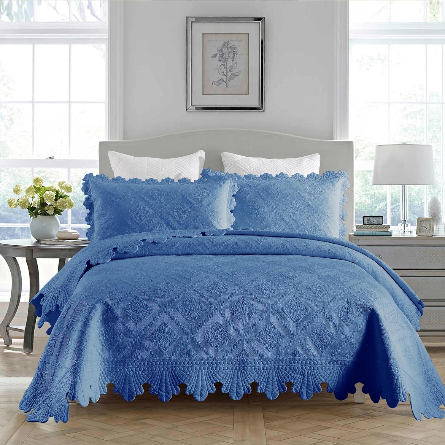 MarCielo Tkembroidery Cotton Abstract Quilt Set