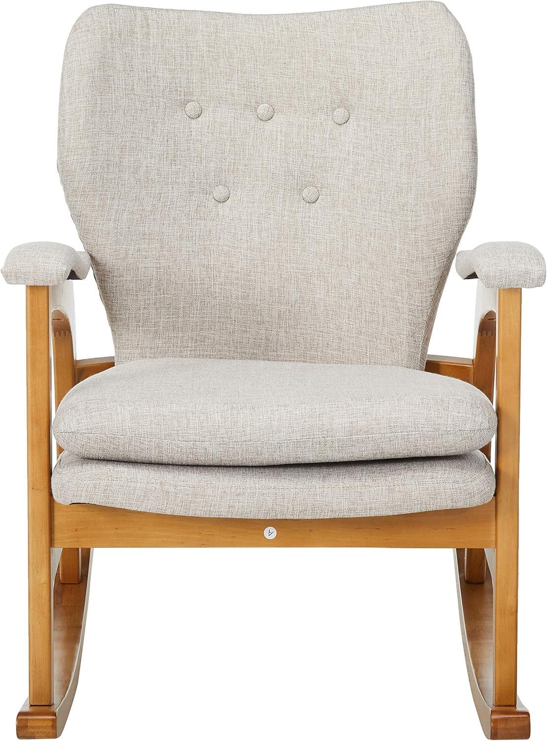 Braant Mid-Century Fabric Rocker - Christopher Knight Home