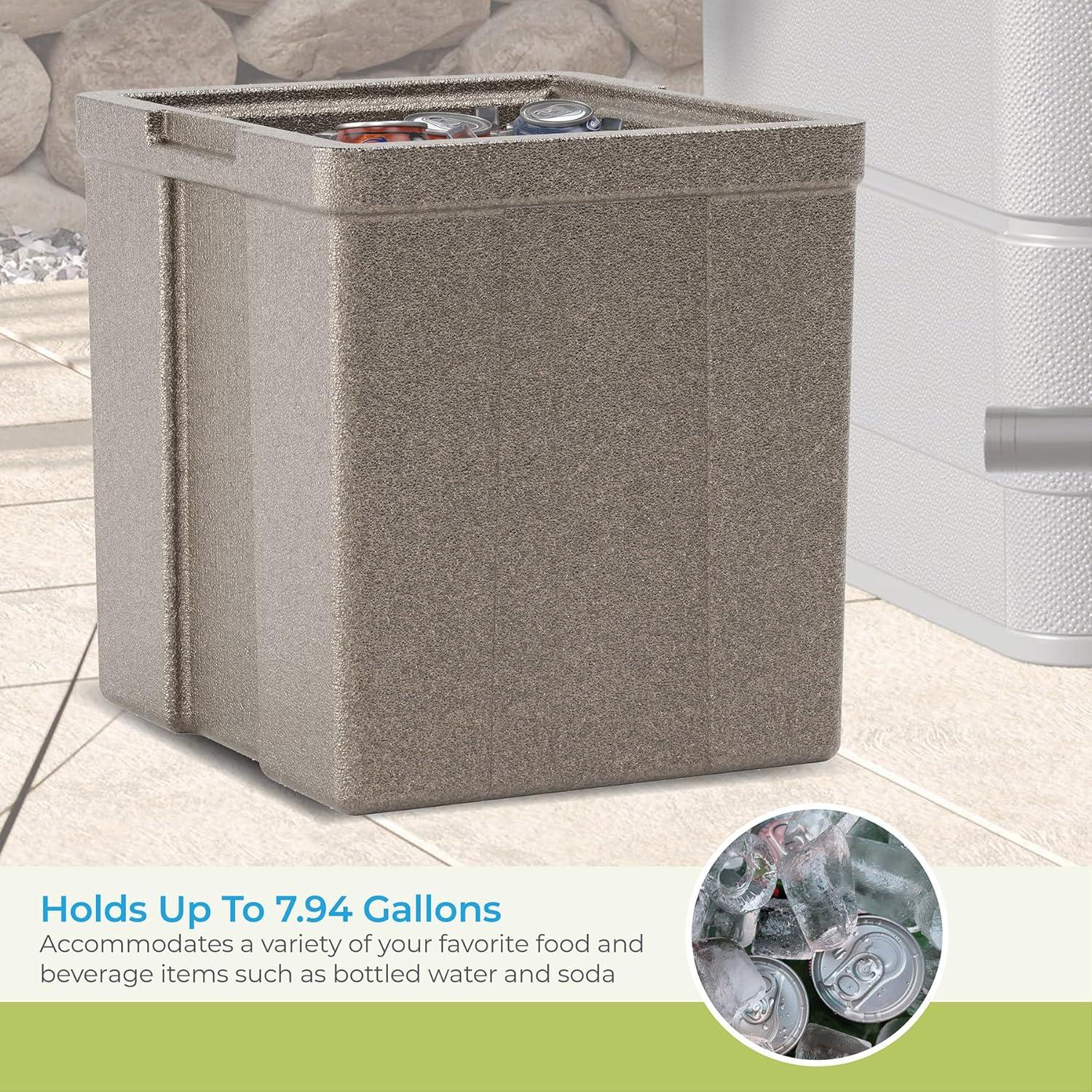 Suncast Suncast 7.94 Quarts Ice Chest in Beige