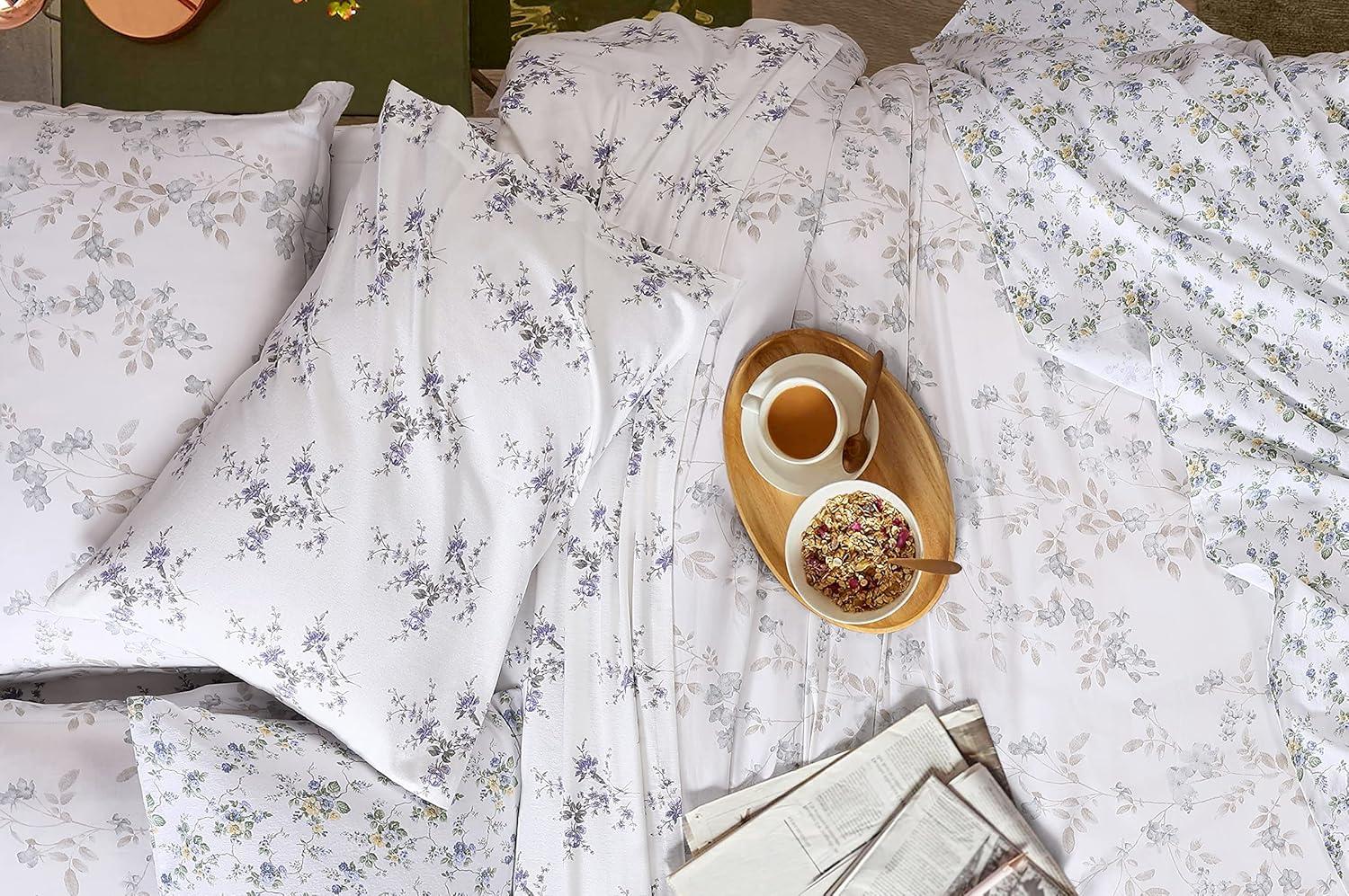 Laura Ashley Laura Ashley Cotton Flannel Cozy Sheet Sets