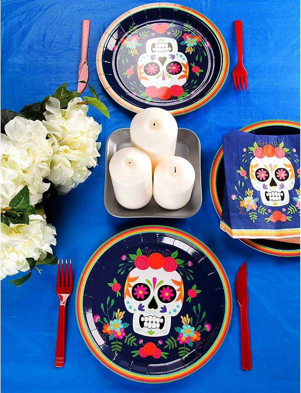 6 Pack Plastic Royal Blue Tablecloth for Parties, Rectangular Table Decorations, 54 x 108 Inches, Disposable Table Cover for Birthday, Graduation Party Supplies