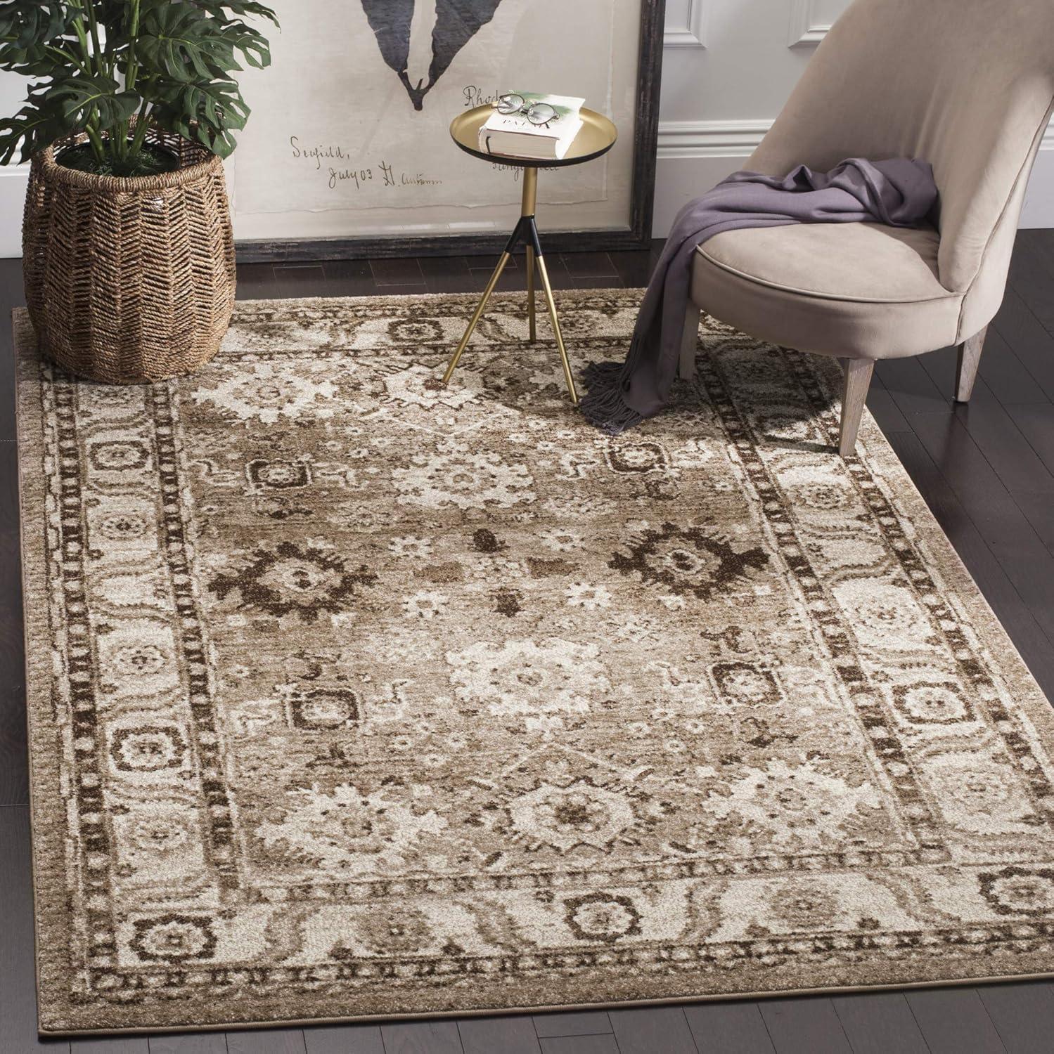 Vintage Hamadan VTH214 Power Loomed Area Rug  - Safavieh