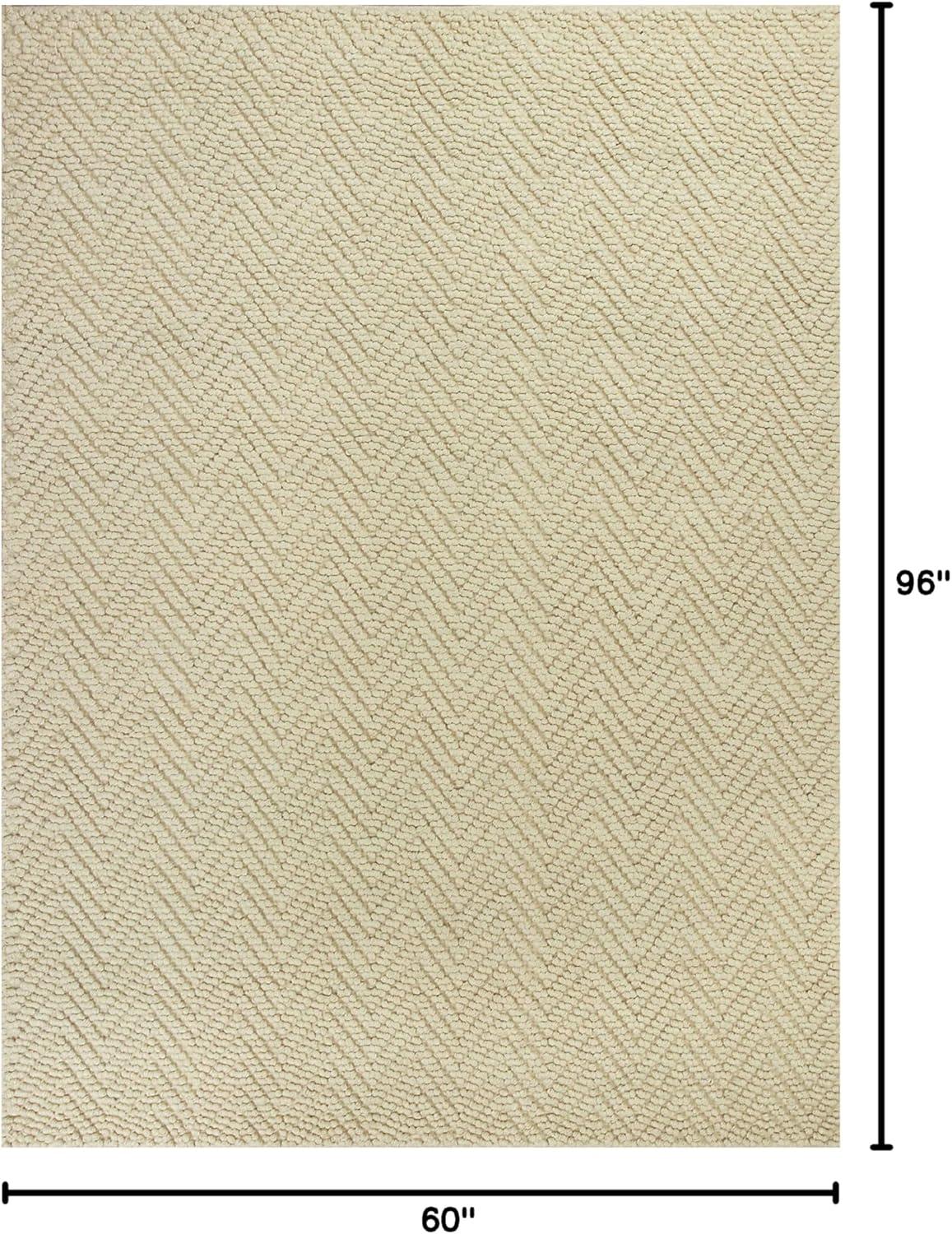 Radford Handmade Hand-Woven Flatweave Jute Ivory Area Rug