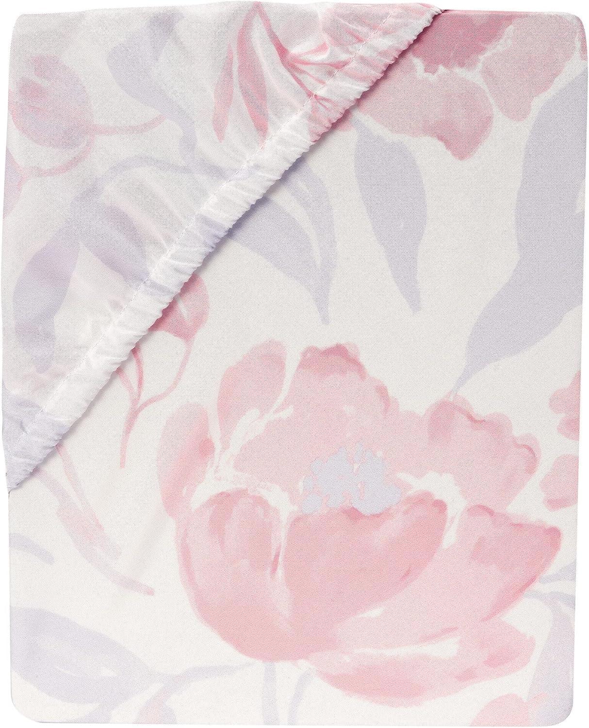 Bedtime Originals Lavender Floral Baby Fitted Crib Sheet - Pink/Purple