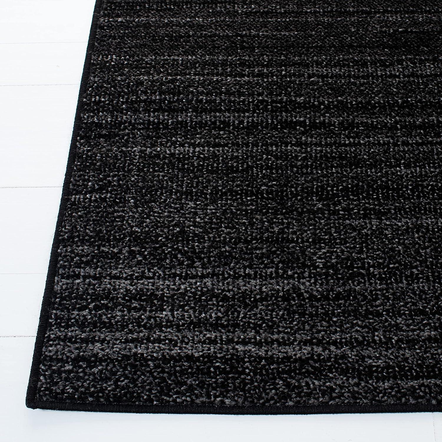 SAFAVIEH Adirondack Boban Abstract Area Rug, Black/Grey, 4' x 4' Square