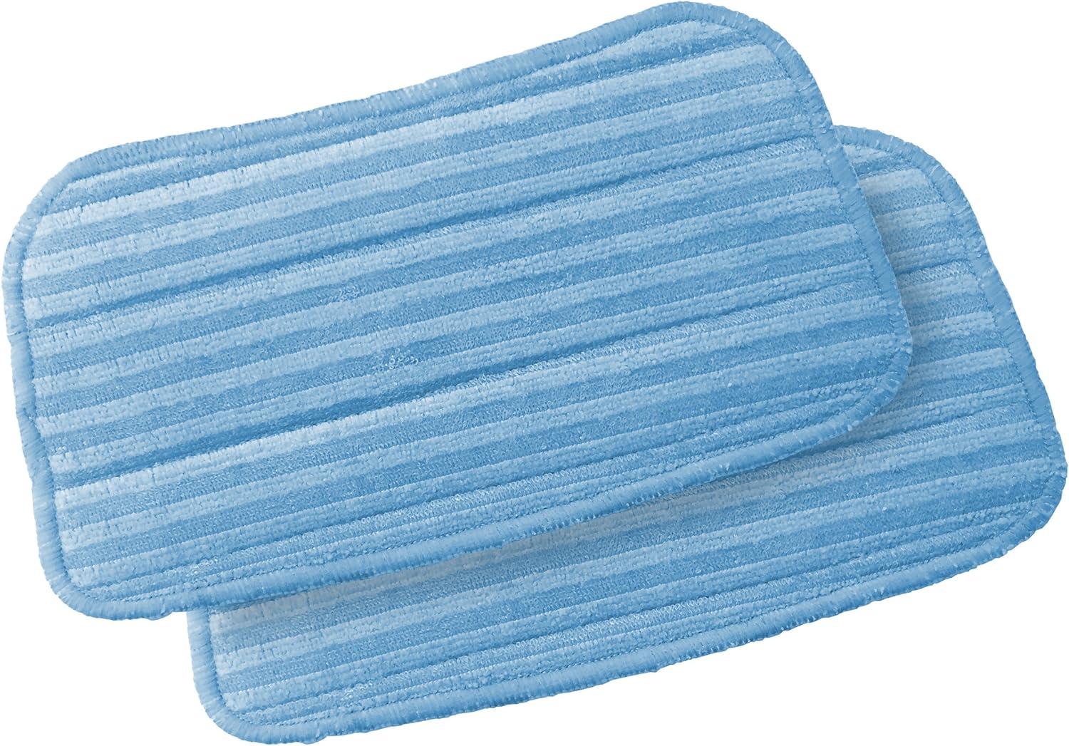 Blue Microfiber Steam Mop Replacement Pads (2-Pack)