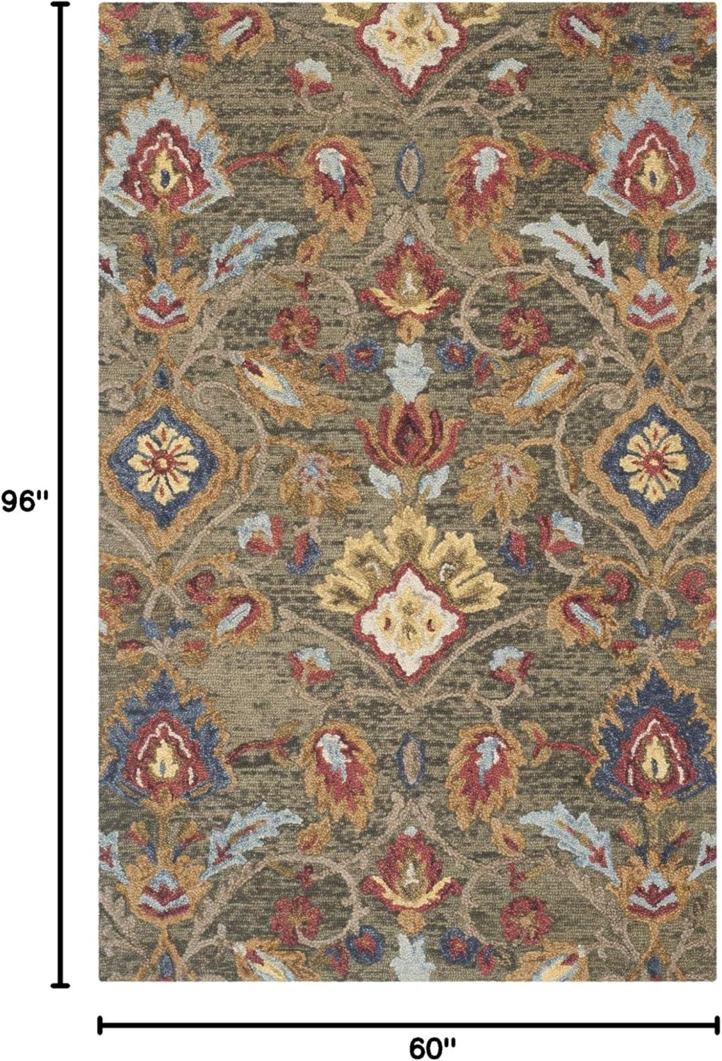 Blossom BLM402 Hand Tufted Area Rug  - Safavieh