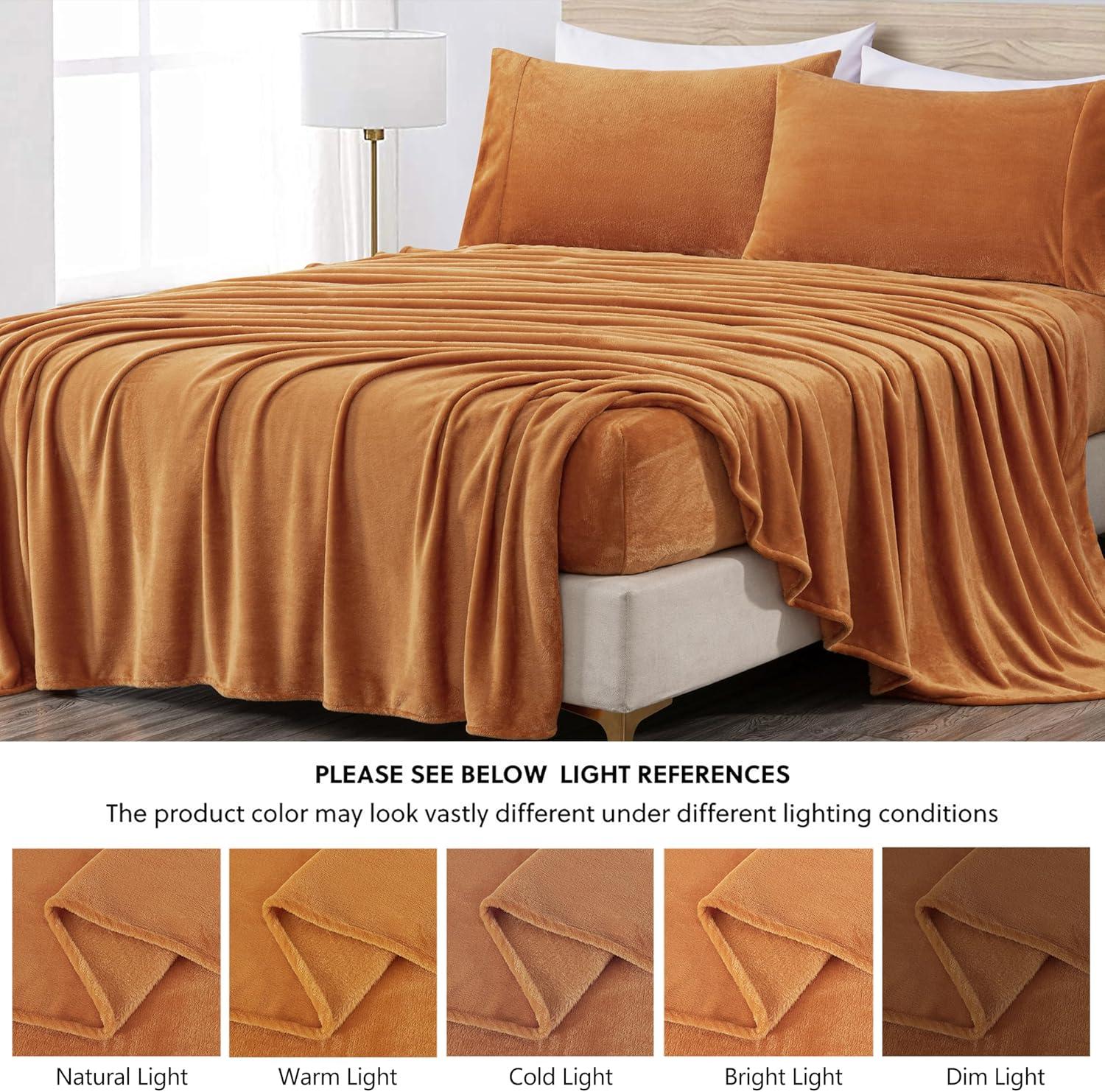 Microplush Fleece Bed Sheet Set