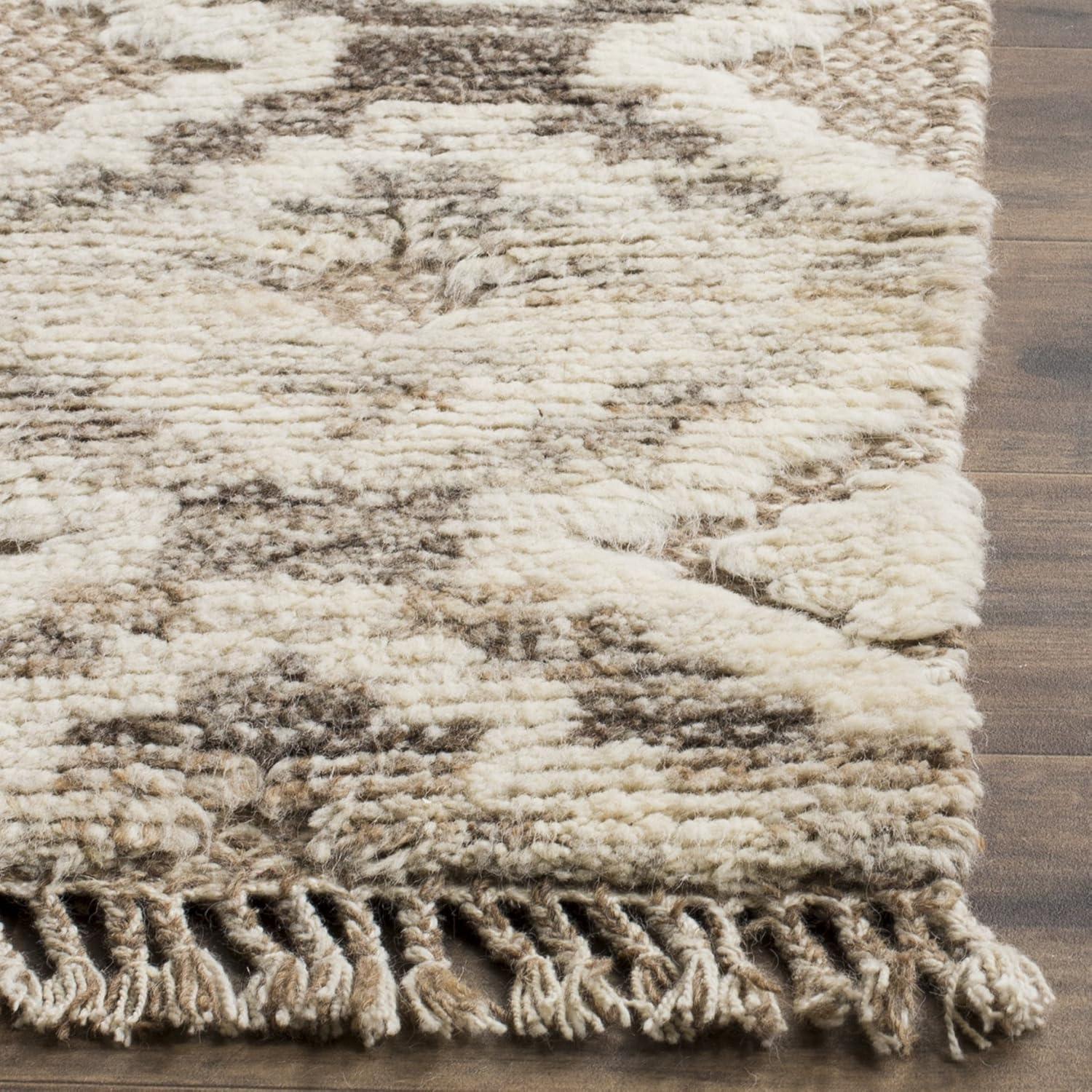 Kenya KNY807 Hand Knotted Area Rug - Natural - 5'x8' - Safavieh.