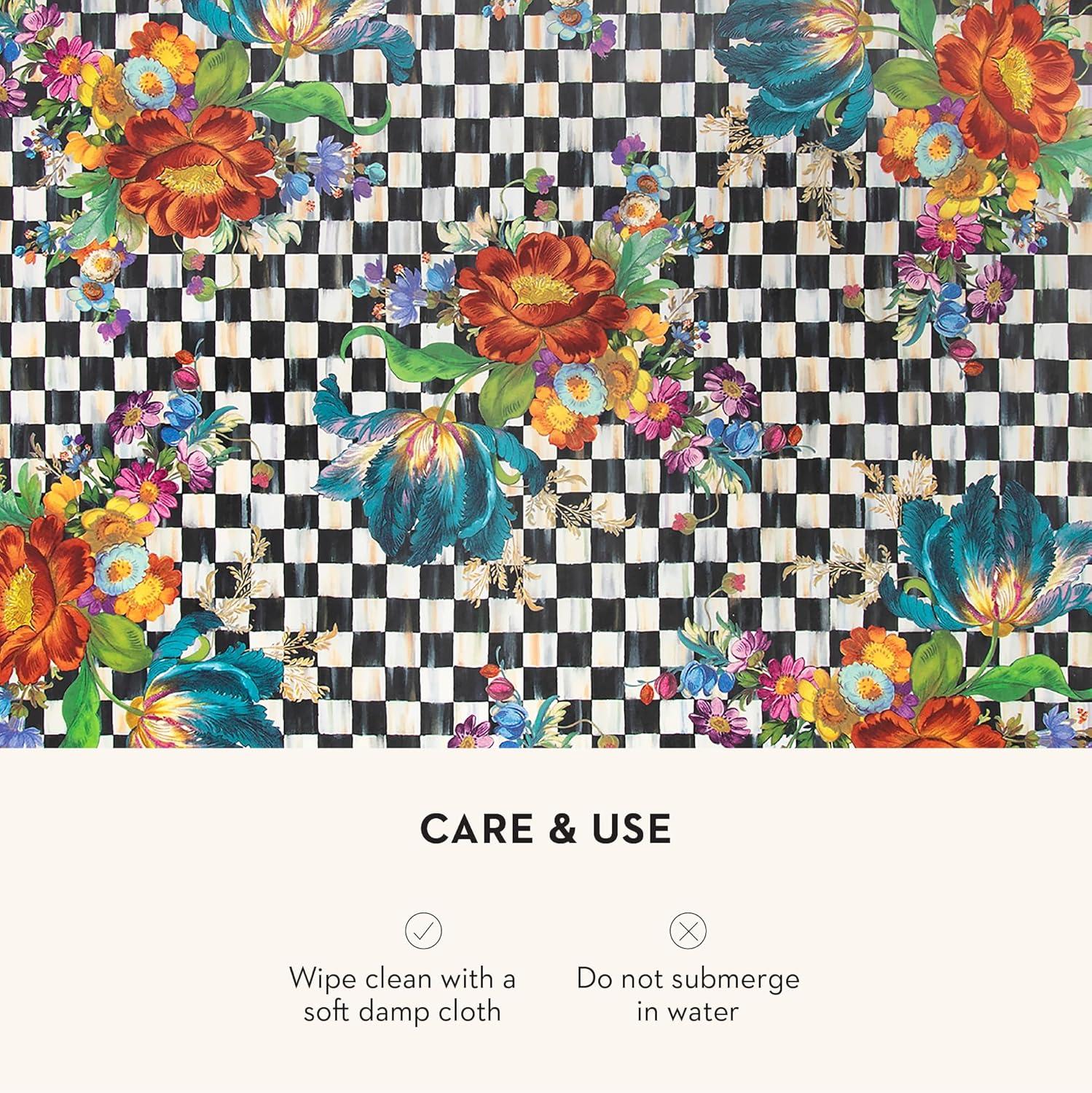 Courtly Flower Market Cork-Back Hardboard Placemats Set of 4