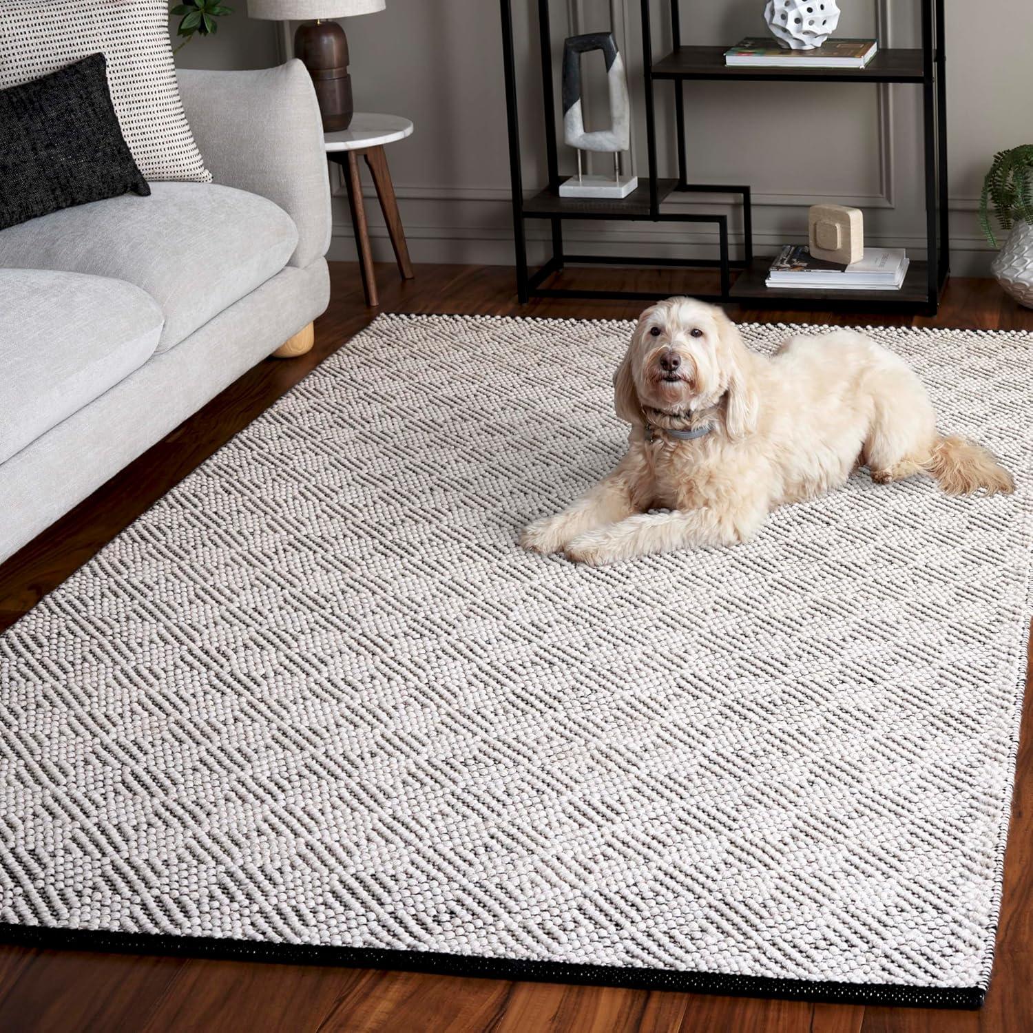 Gracie Oaks Matchett Hand Woven Wool Geometric Rug & Reviews | Wayfair