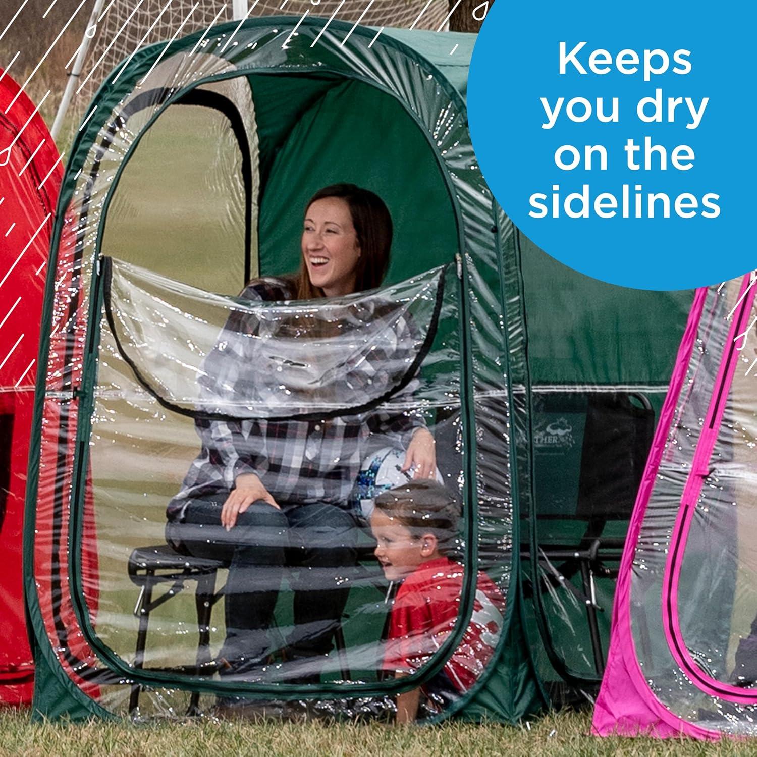 Hunter Green Two-Person Four Season Polyester Pop-Up Tent