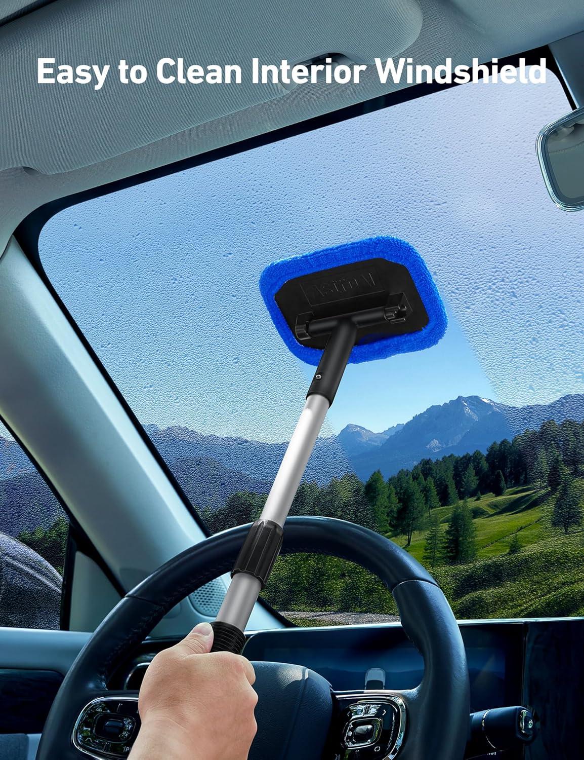 Microfiber Cleaning Cloths, Car Cleaning Supplies Microfiber Towels, Car Wash Kit, Automotive Cleaners Windshield Glass Cleaning Tool, Cleaner for Car Window, for Gifts