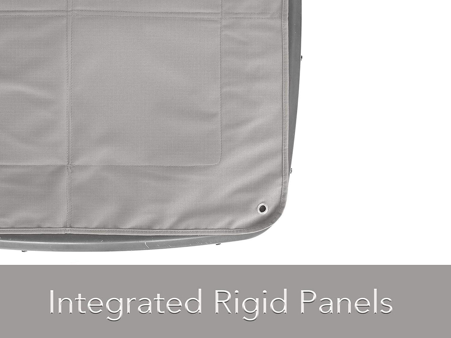 Covermates Armor Top Air Conditioner Cover â€“ Durable Outdoor Protection for AC Units, Ultima 600D Polyester, Armor Top 24W x 24D, Ripstop Grey