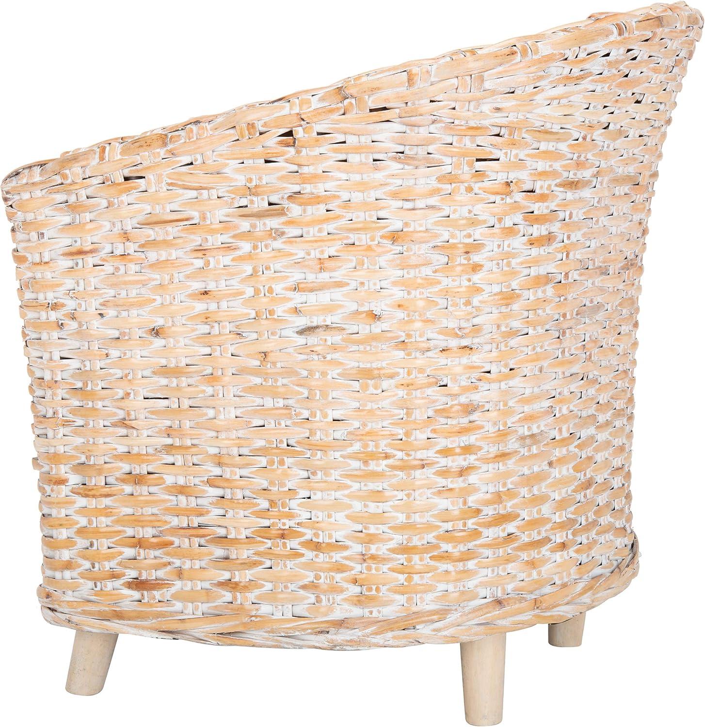 Omni Rattan Barrel Chair  - Safavieh