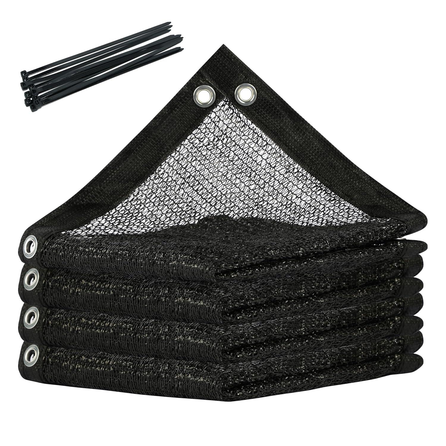 ColourTree ColourTree 30% Sun Shade Cloth Mesh Tarp with Grommets for Garden & Plant Protection