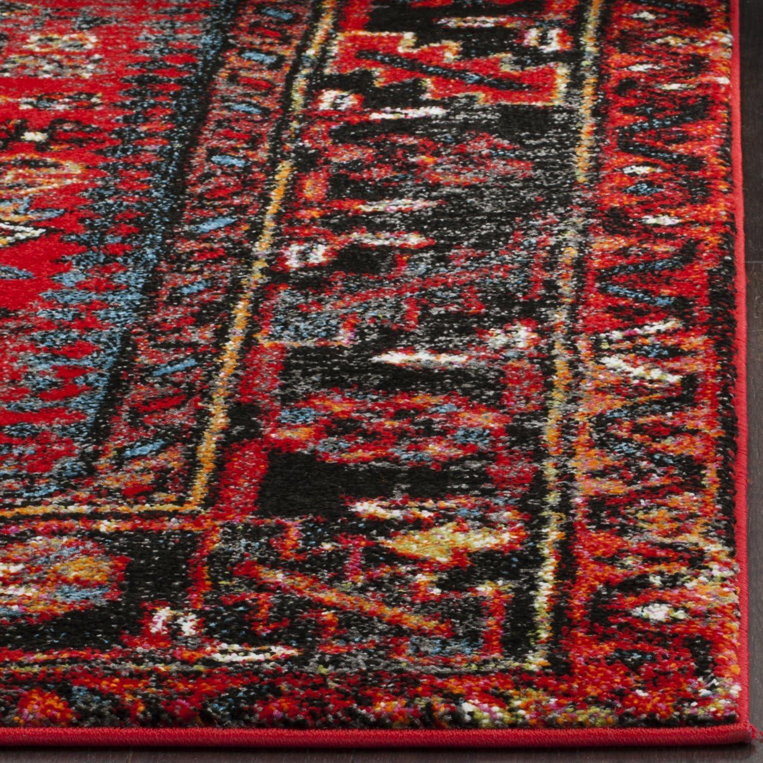 Corinth Vintage Red Persian 8' x 10' Easy-Care Area Rug