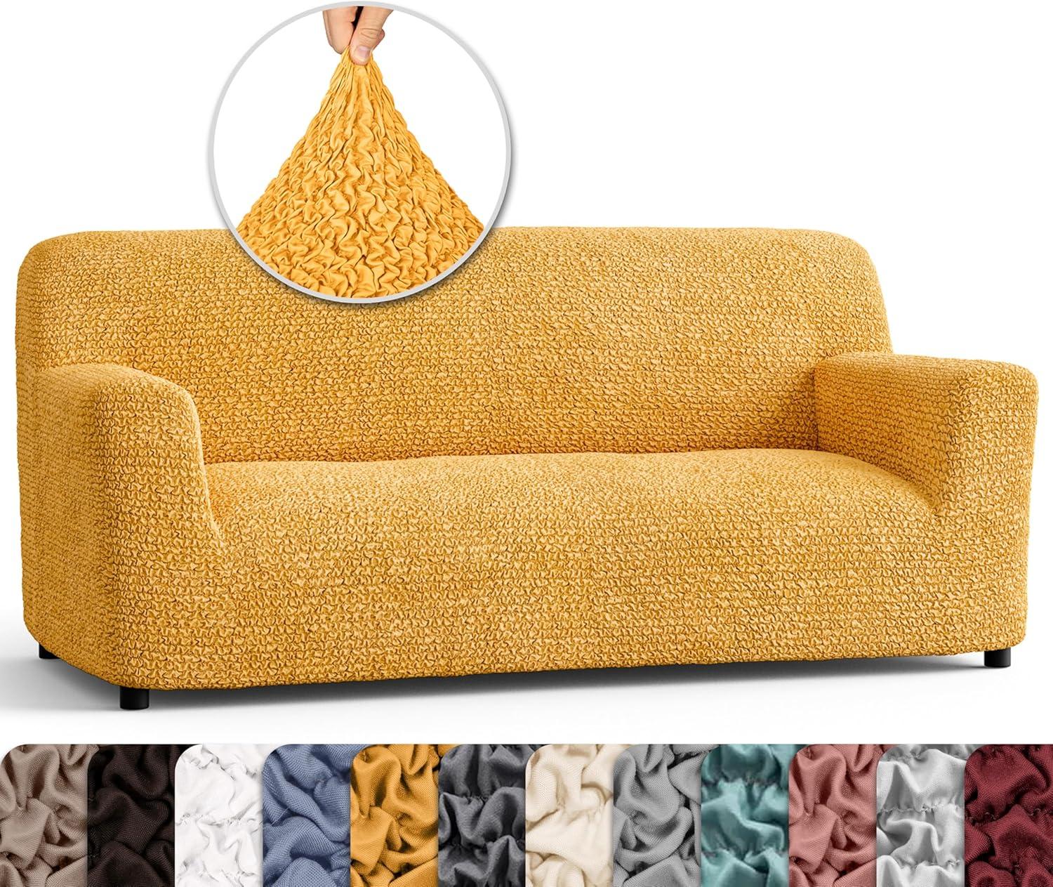 Stretchy Slipover for Sofa – Easy to Clean & Durable - Microfibra Collection