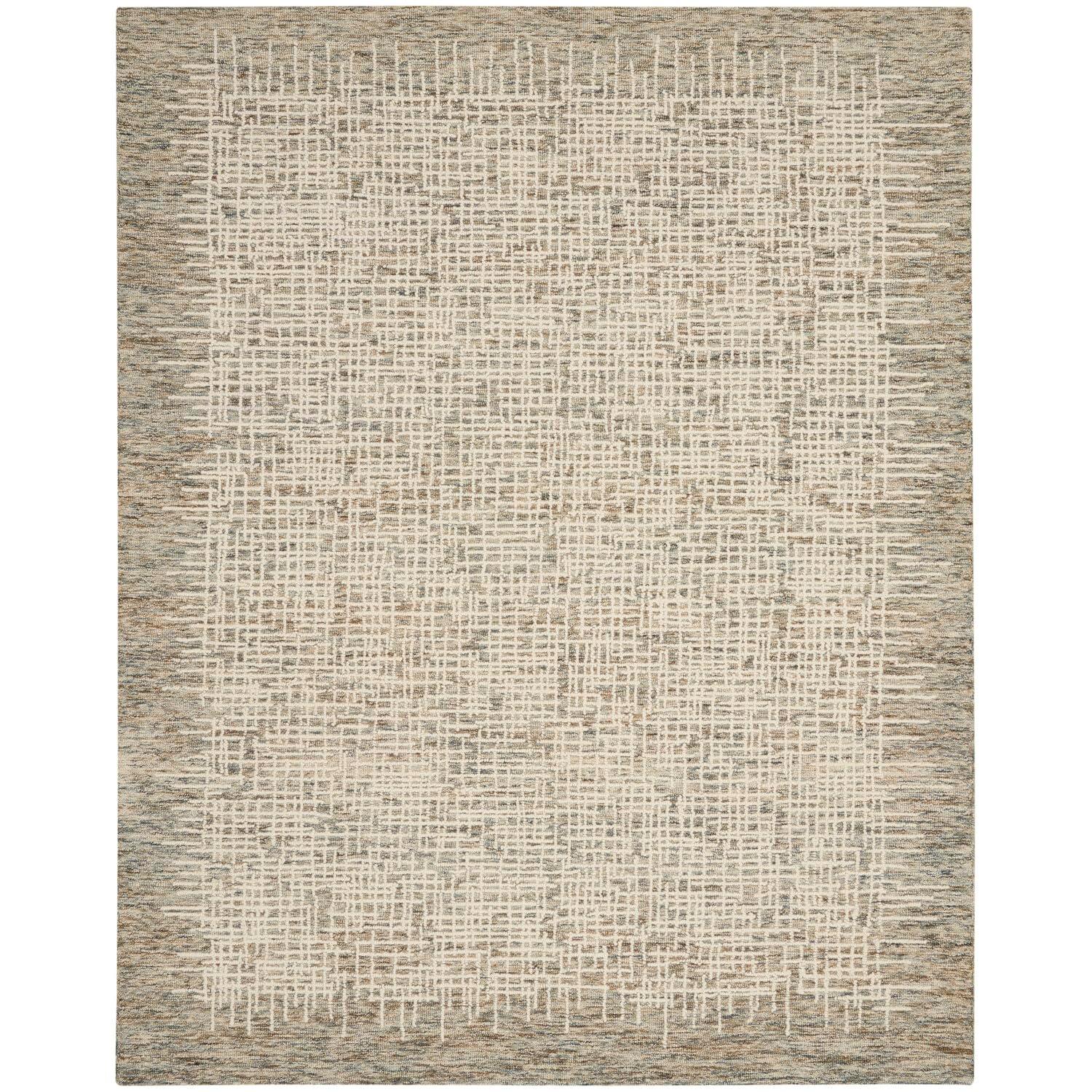 Nourison Vail Rustic Texture Indoor Area Rug Ivory/Multi 8'3" x 11'6"