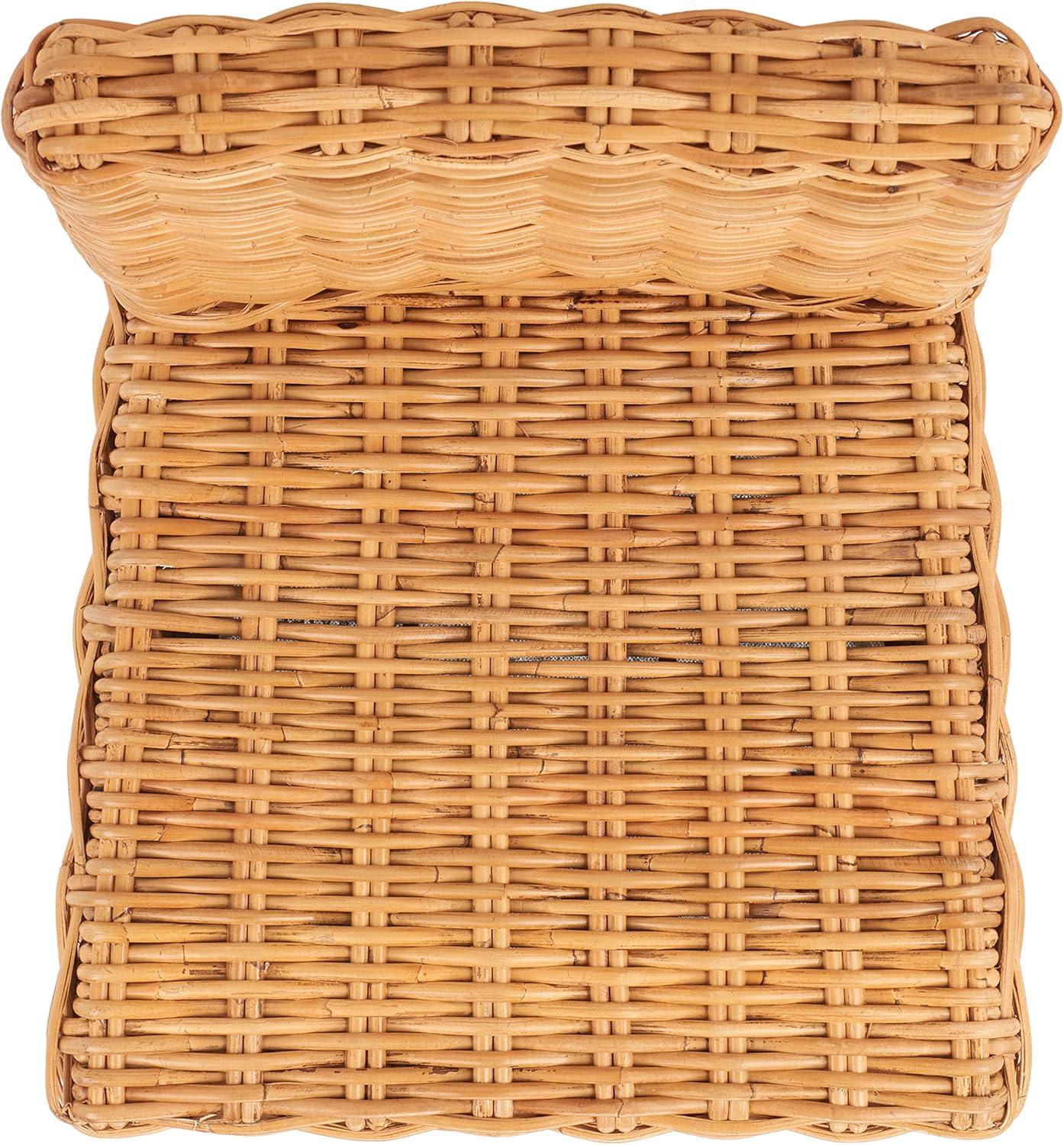 Tobie Rattan Bar Stool - BST6500 - Natural/Golden Brown - Safavieh