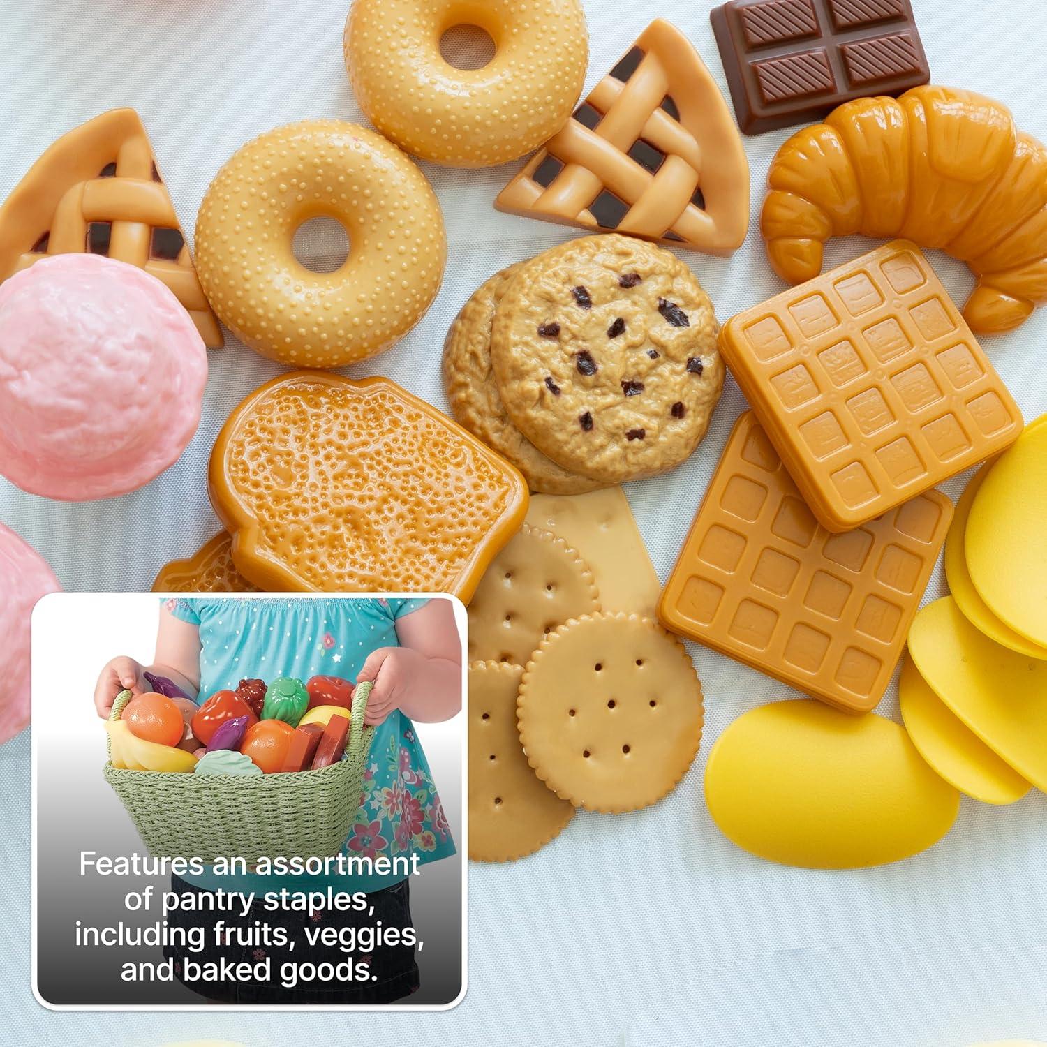 Step2 101 Piece Plastic Kids Play Food playset for Toy Kitchen set