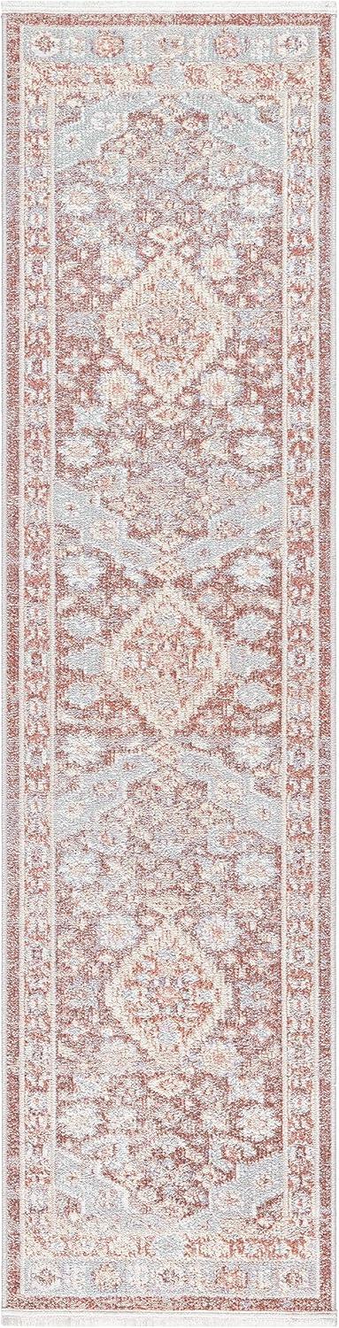 Town & Country Living Town & Country Everyday Rein Everwash Non-Slip Backing Washable Area Rug Brown/Grey