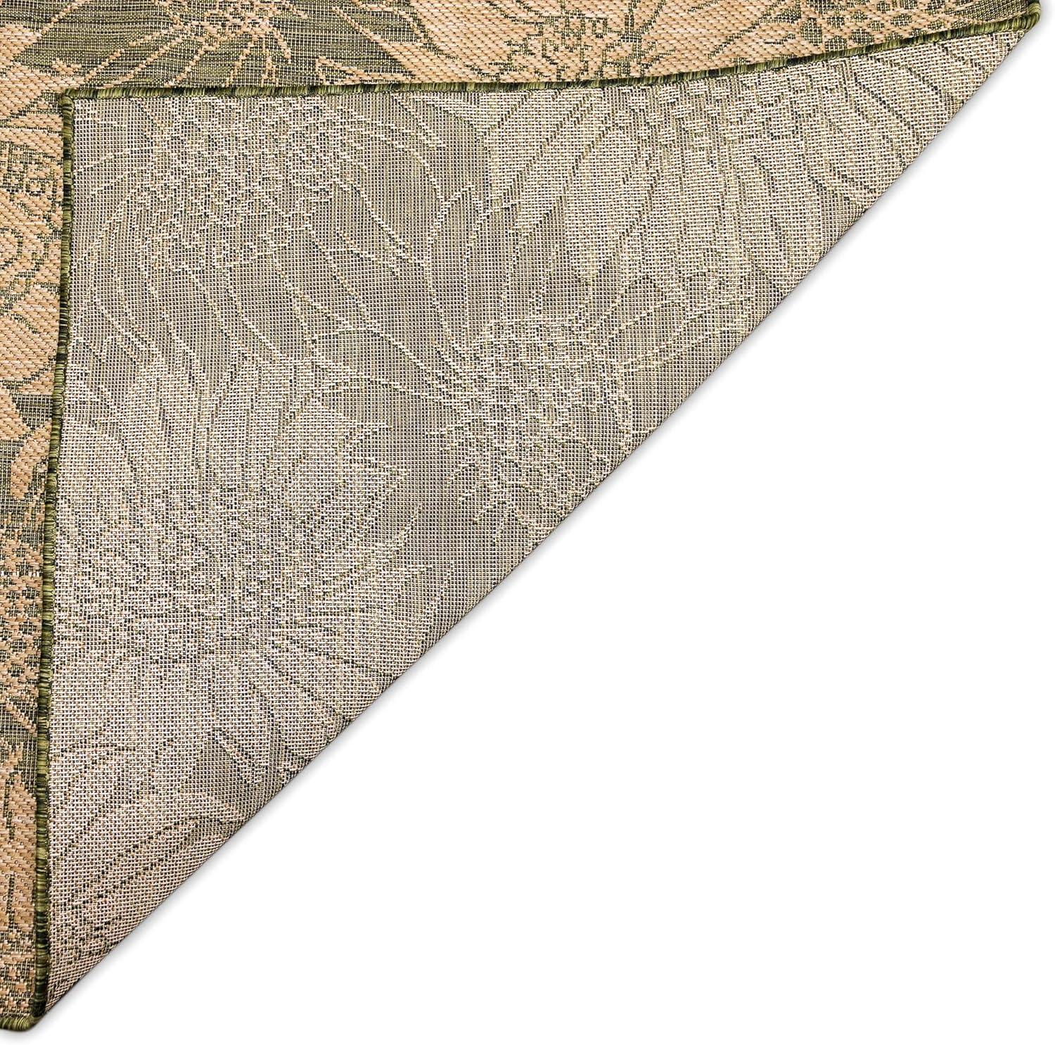 Liora Manne Carmel Sunflower Field Indoor/Outdoor Rug Green 3'3" x 4'11"