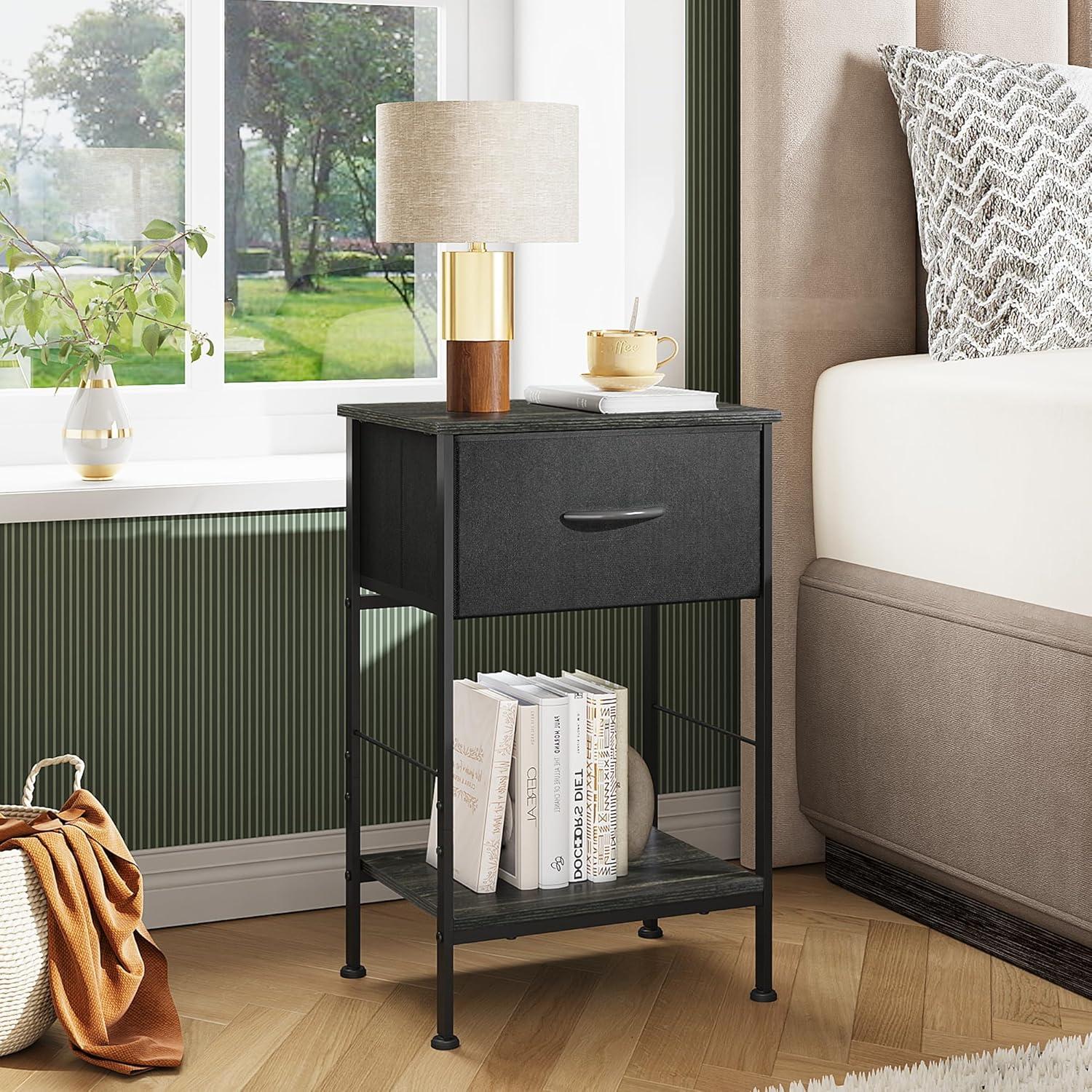 Charese Metal Nightstand